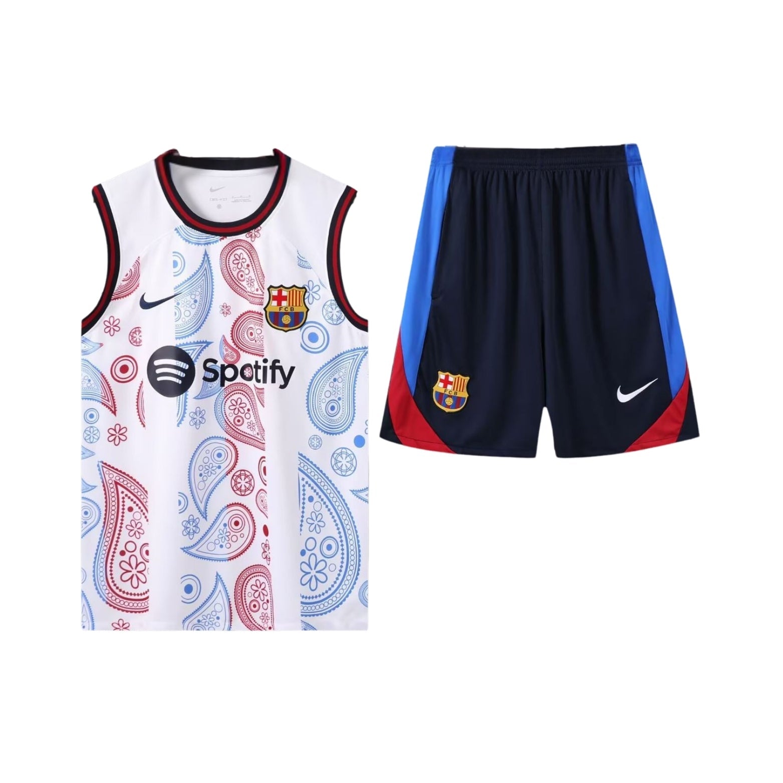 Barcelona 25/26 - Equipamento de Treino - Manga Cava