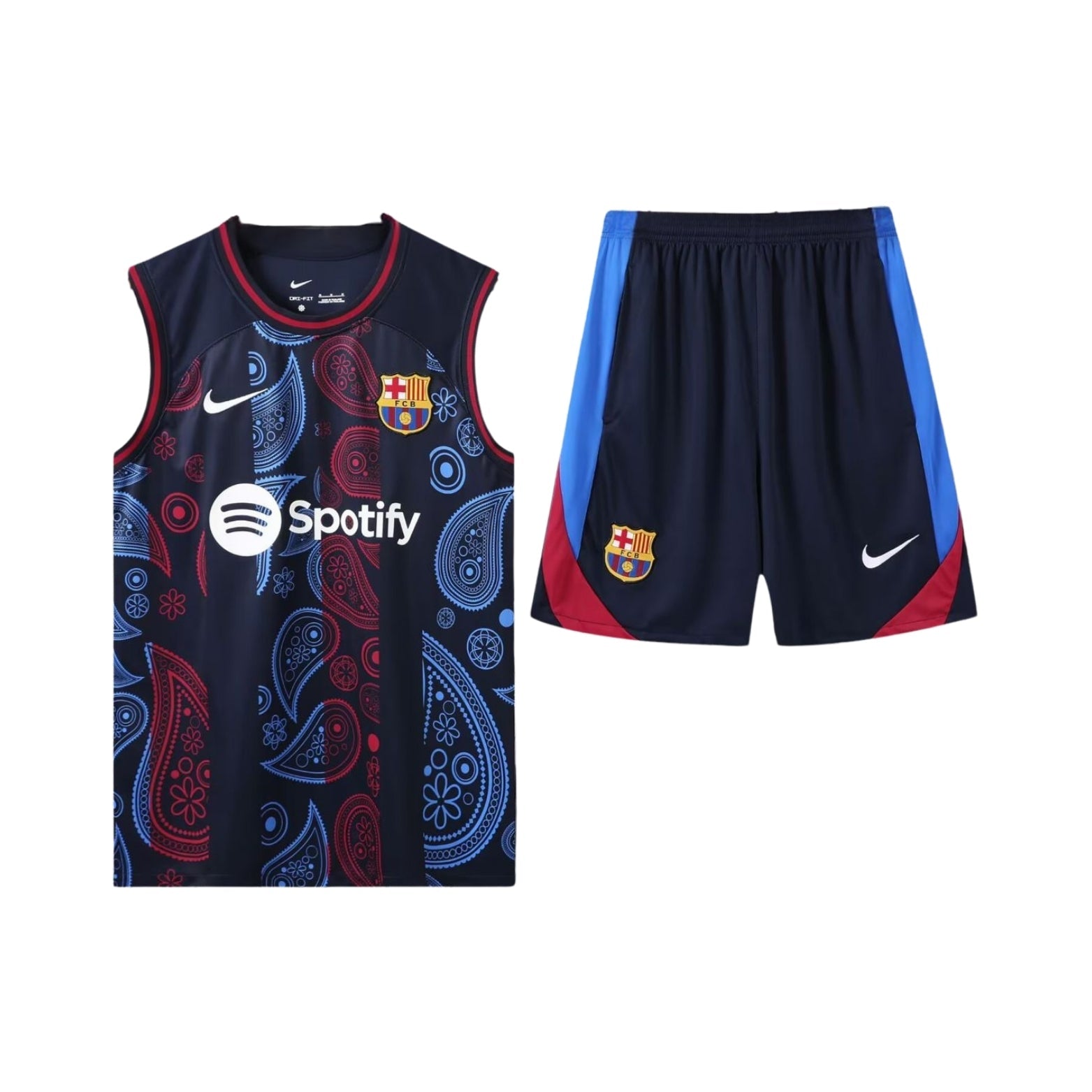 Barcelona 25/26 - Equipamento de Treino - Manga Cava
