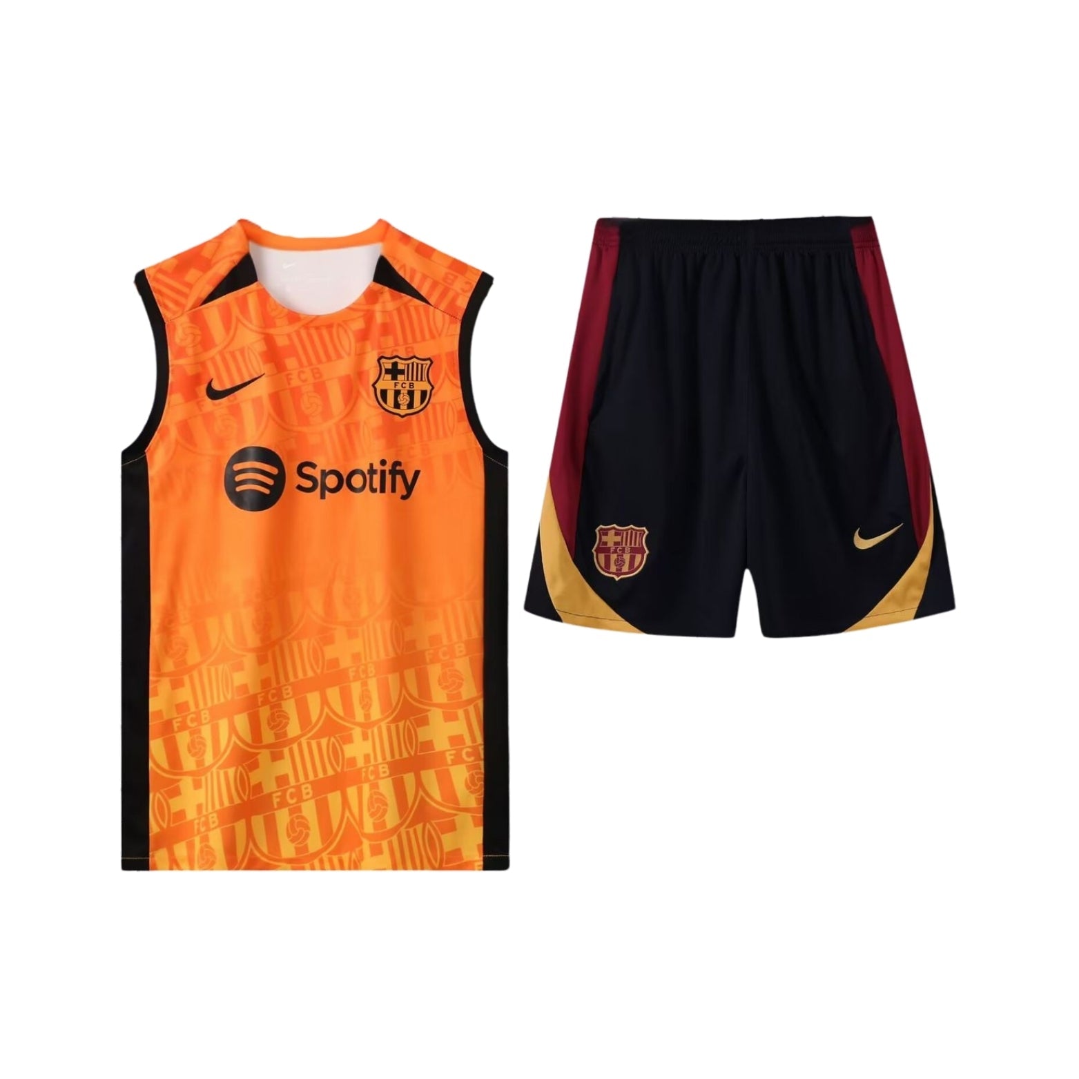 Barcelona 25/26 - Equipamento de Treino - Manga Cava