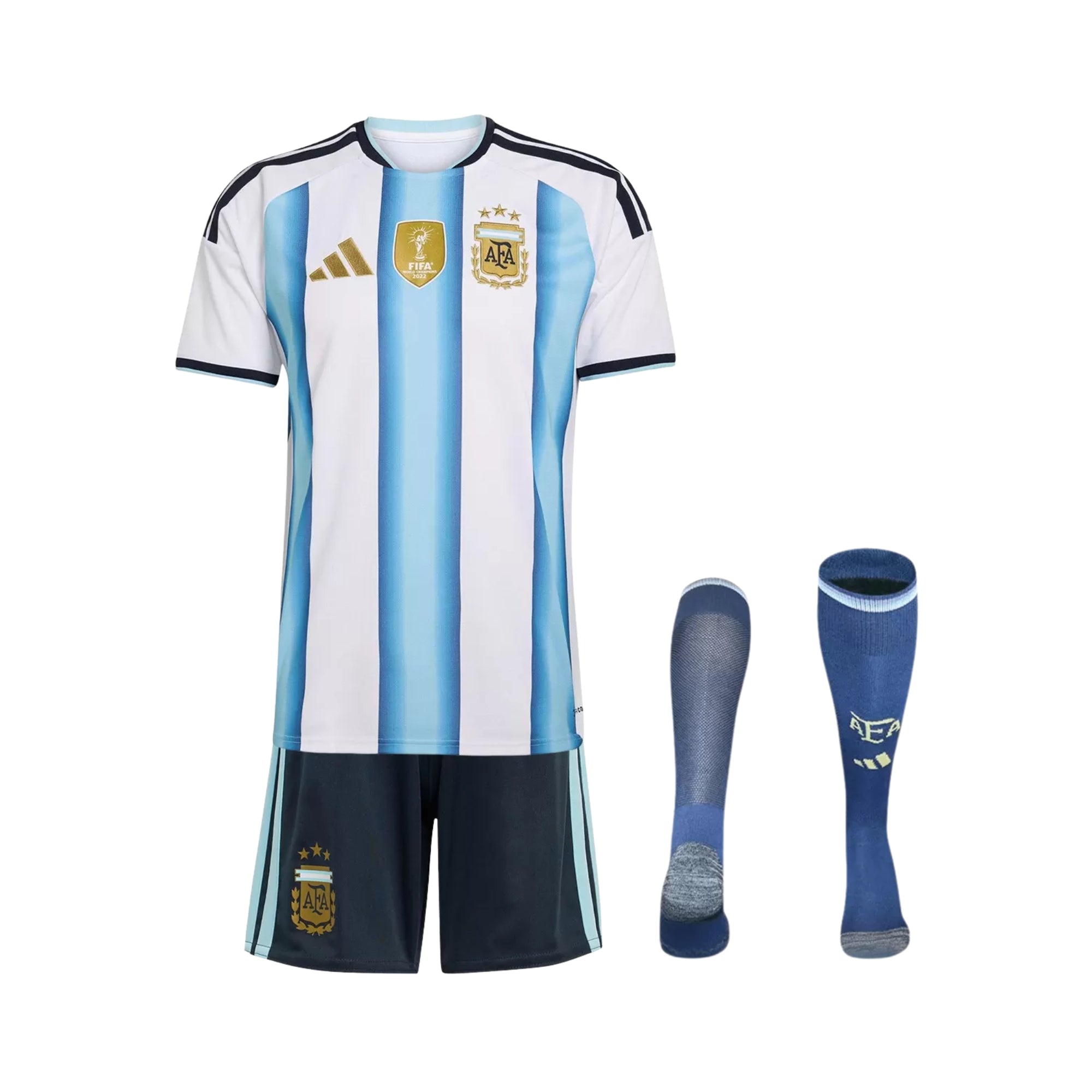 Kit de Criança - Argentina Principal 26/27 - Mundial 2026