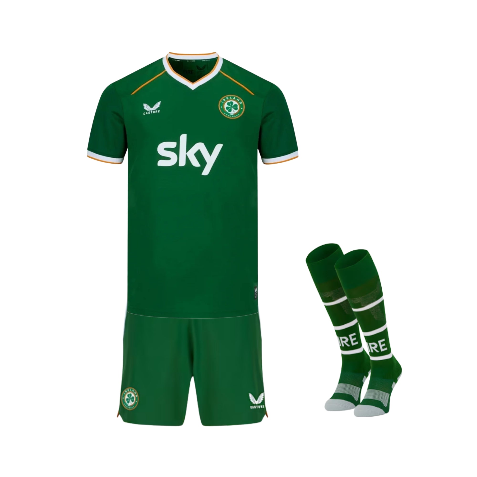 Kit de Criança - Irlanda Principal 26/27 - Mundial 2026