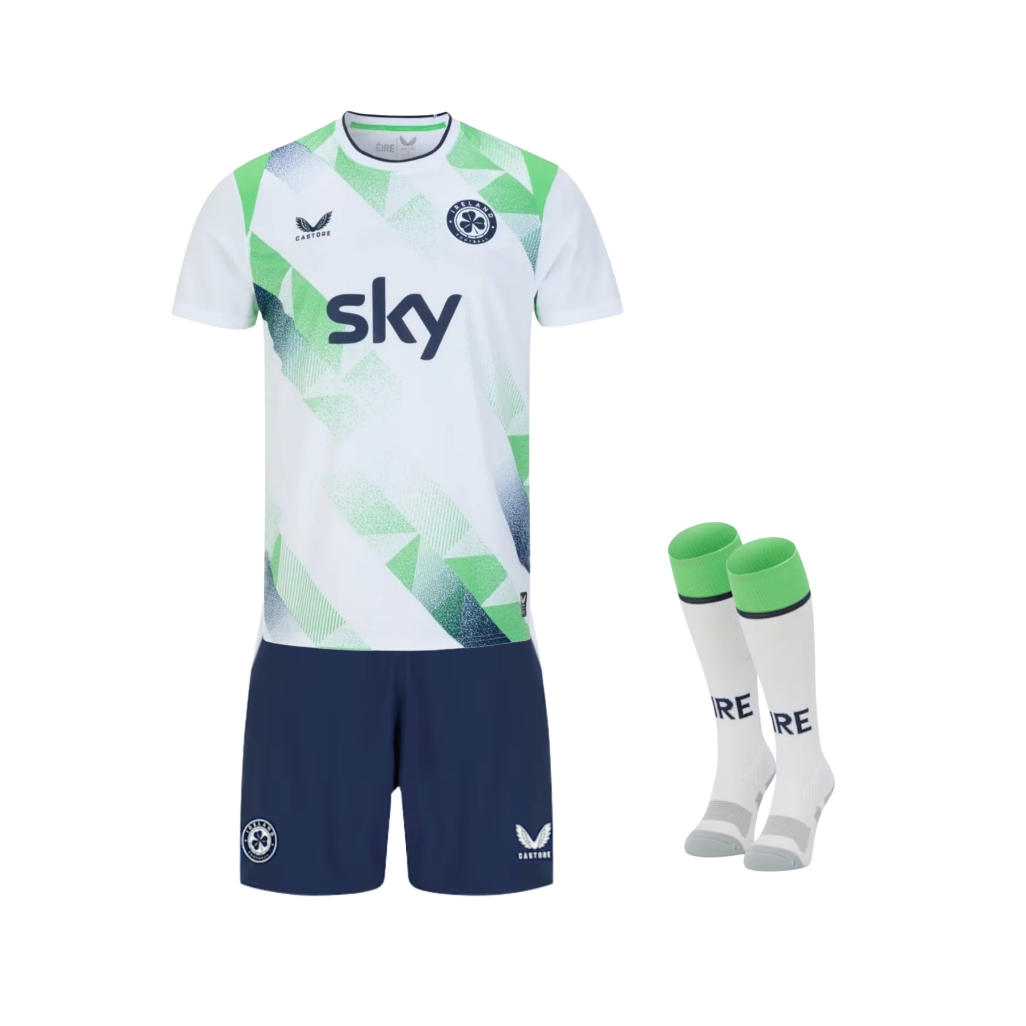 Kit de Criança - Irlanda Alternativa 26/27 - Mundial 2026