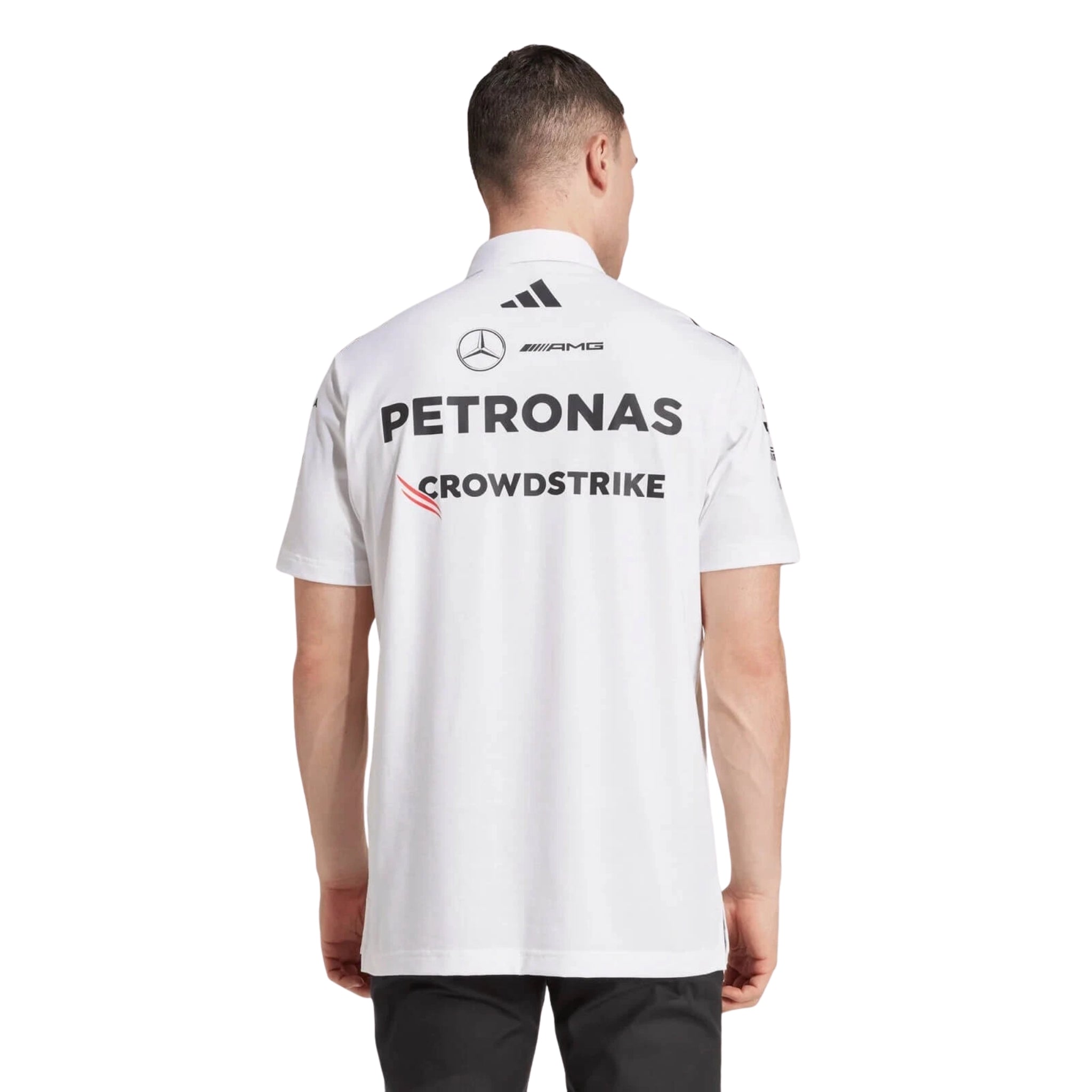 Polo Shirt Mercedes AMG Petronas F1 2025 - Branco