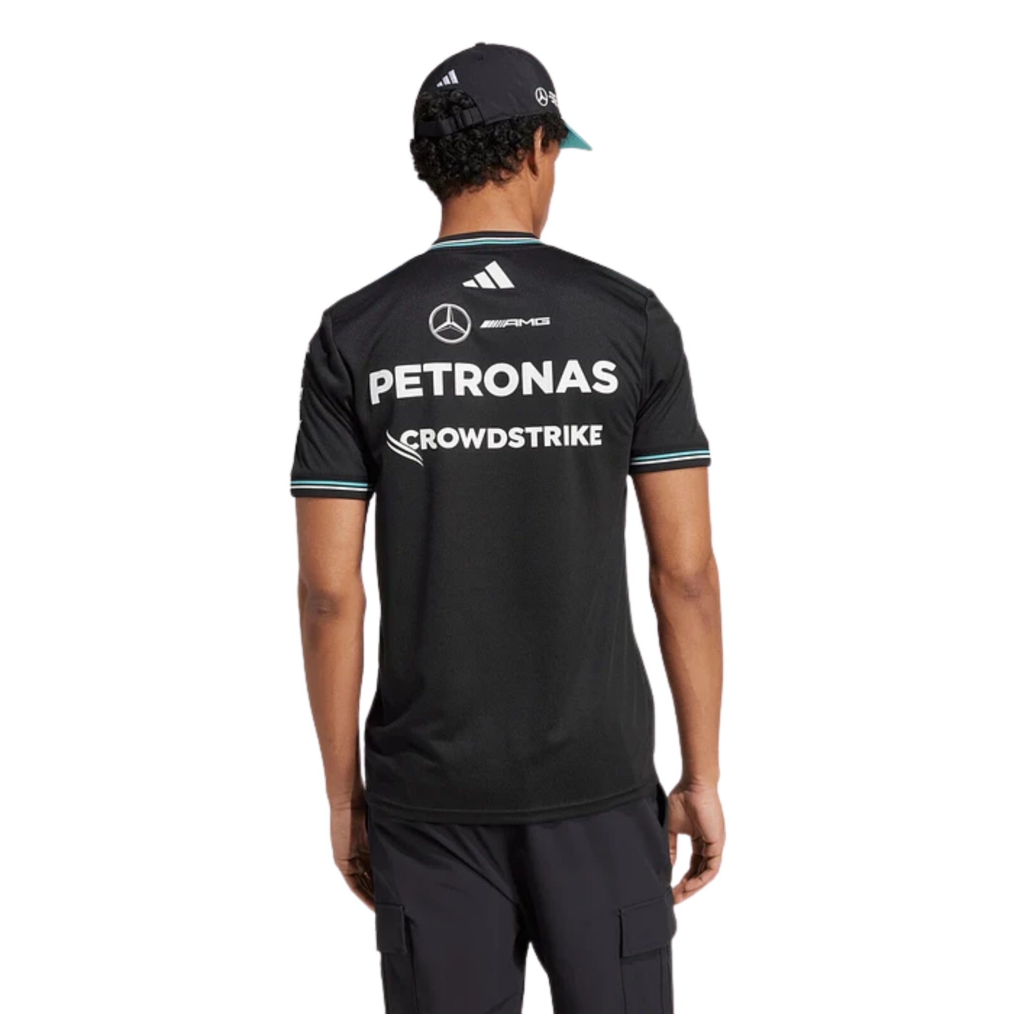 T-Shirt Mercedes AMG Petronas F1 2025 - Preto