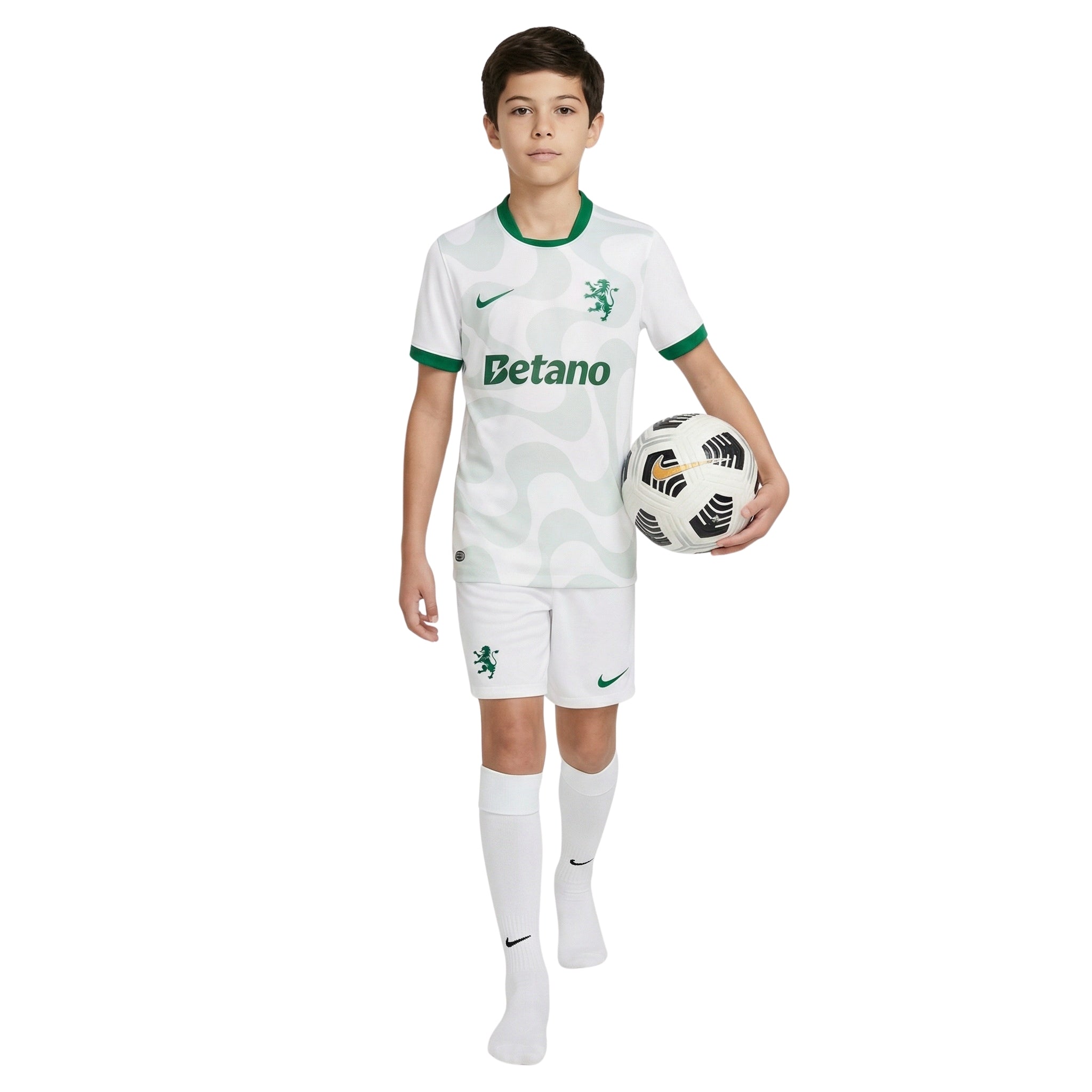 Kit de Criança - Sporting Alternativa Branca 25/26