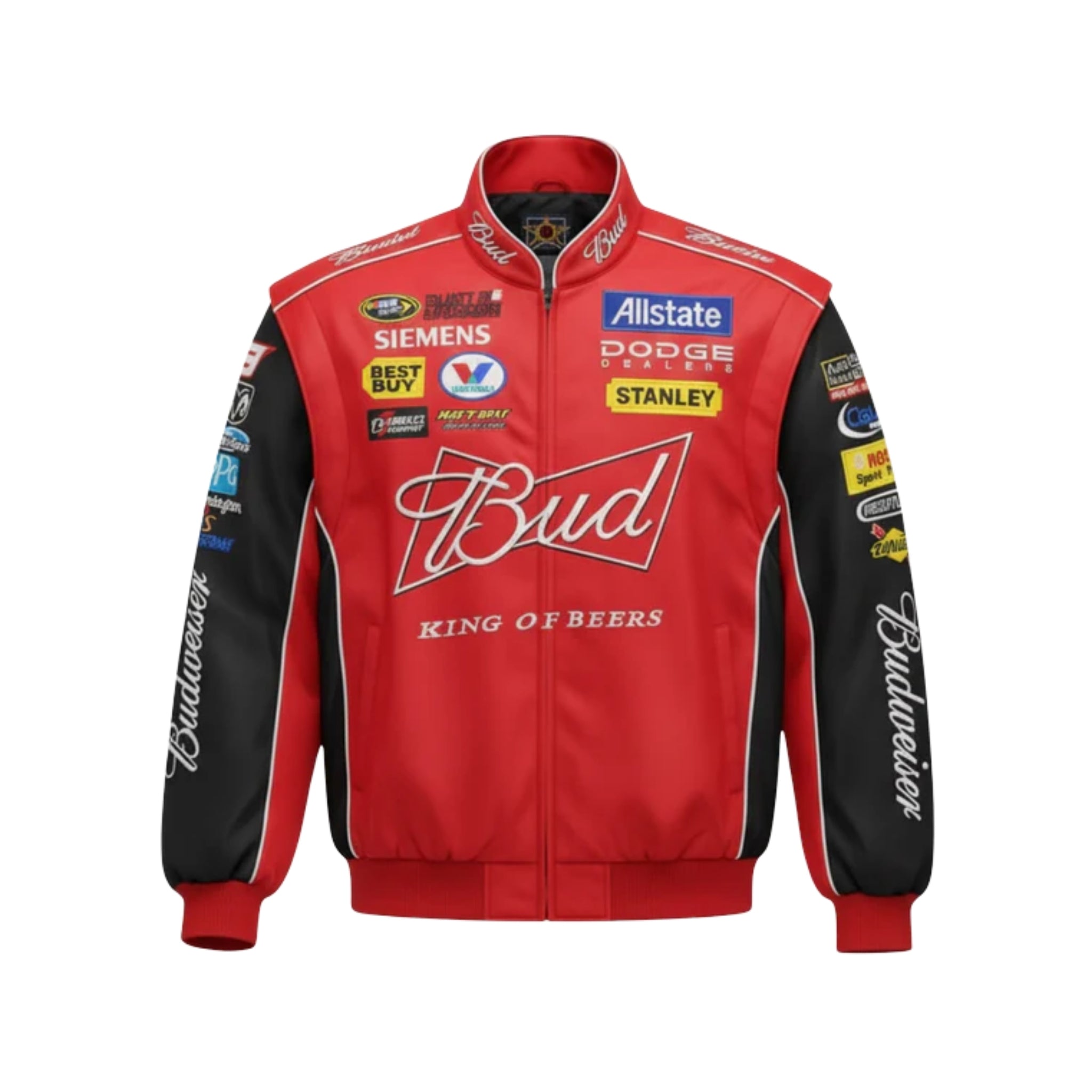 Casaco Retro Budweiser Nascar