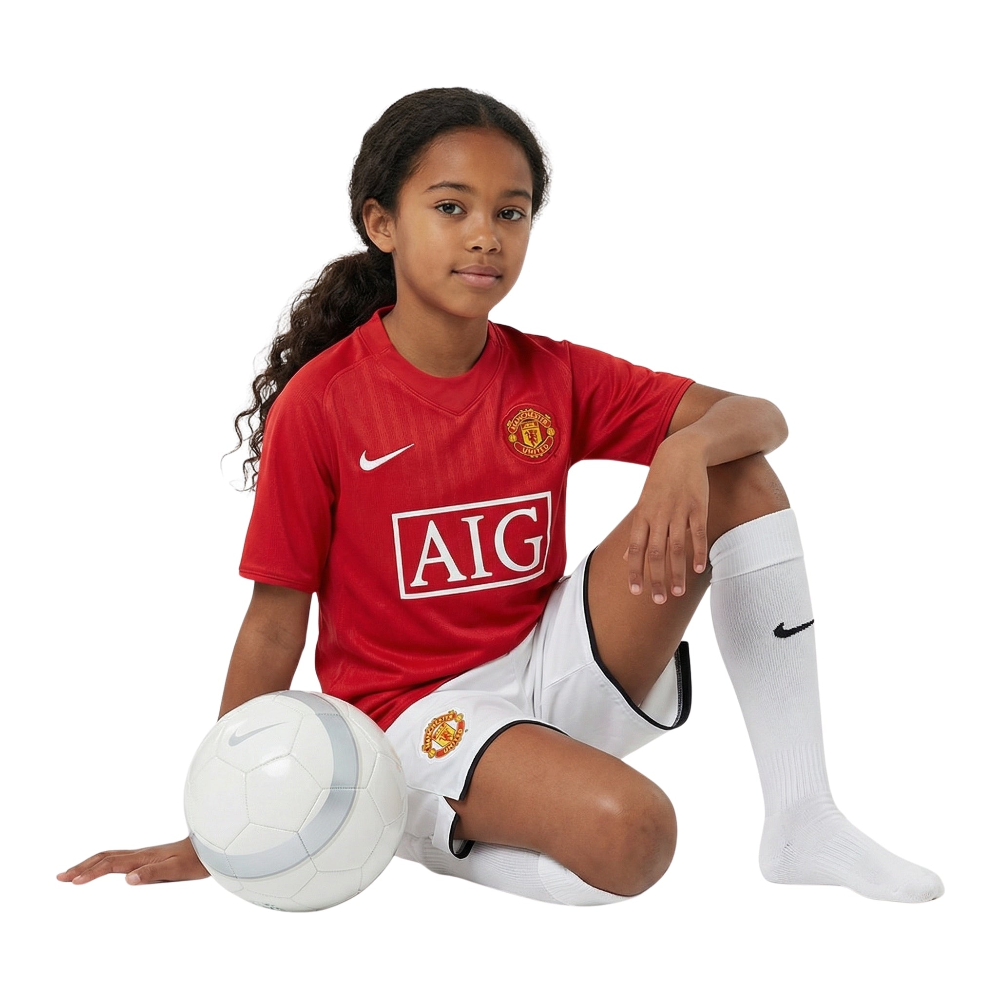 Kit de Criança - Manchester United Principal 07/08