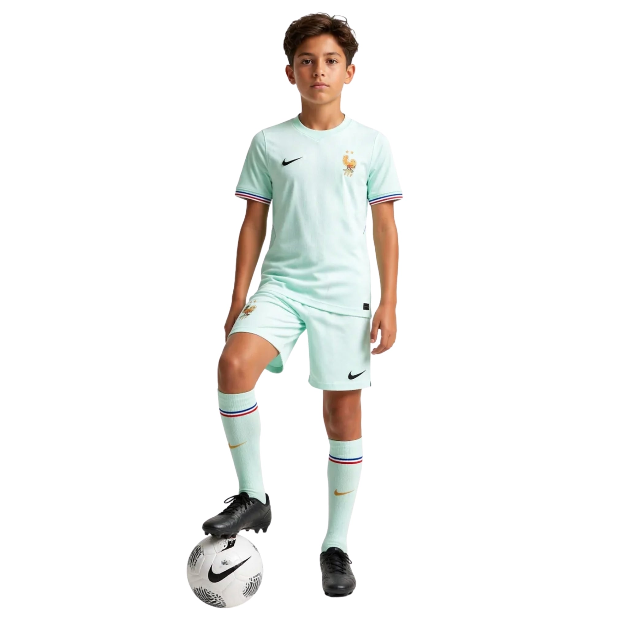 Kit de Criança - França Alternativa 26/27 - Mundial 2026