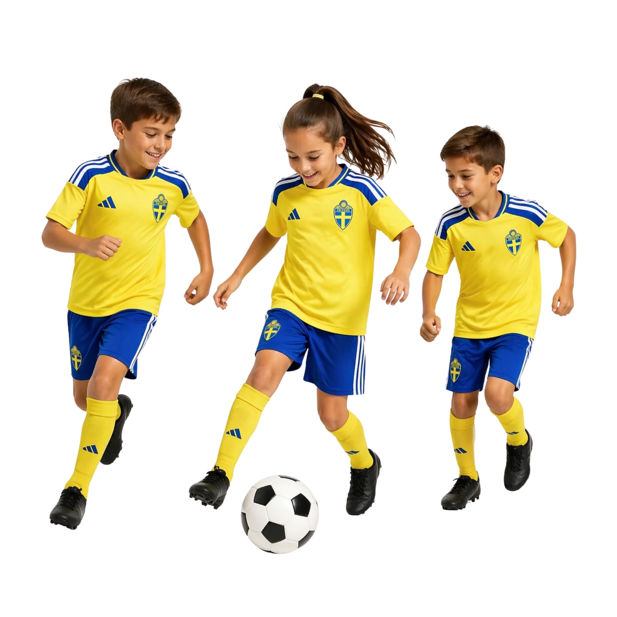 Kit de Criança - Suécia Principal 26/27 - Mundial 2026