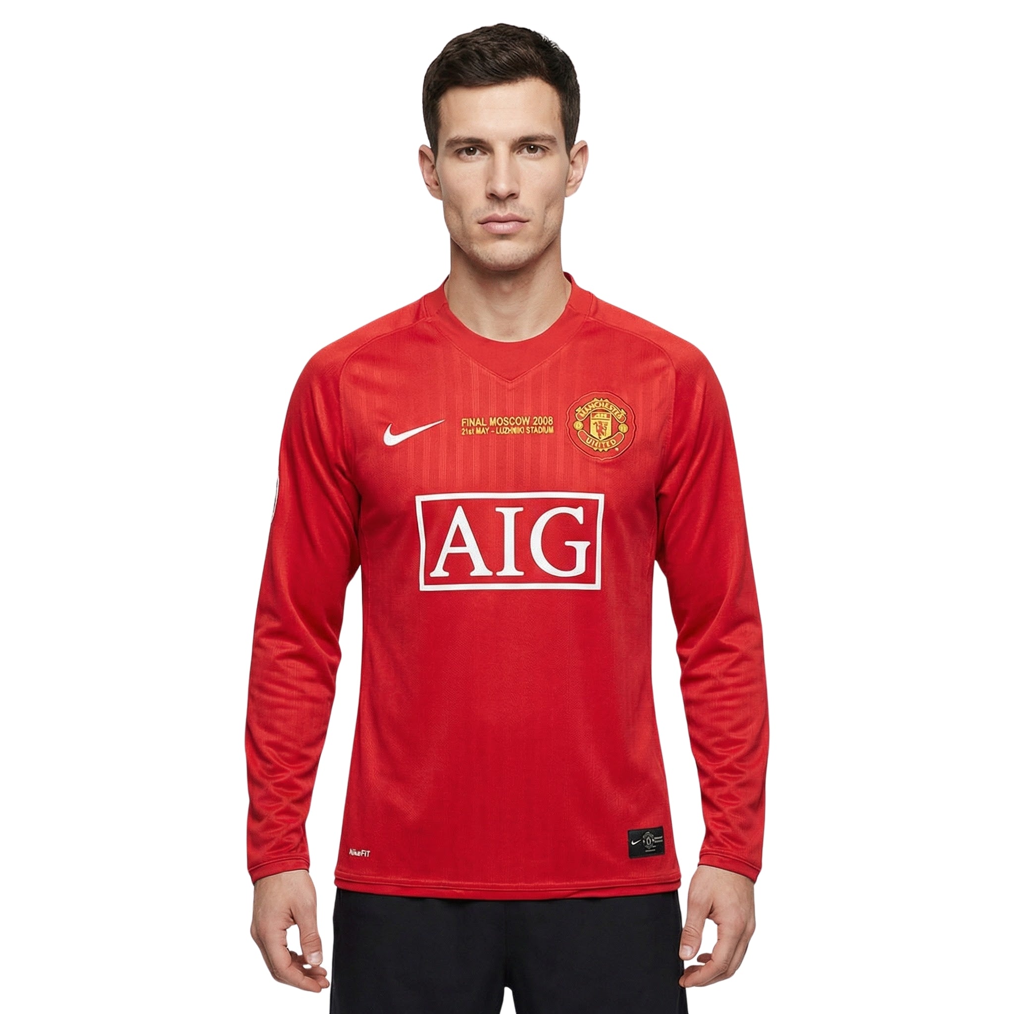 Manchester United Principal 07/08 - Final da Liga dos Campeões - Manga Comprida