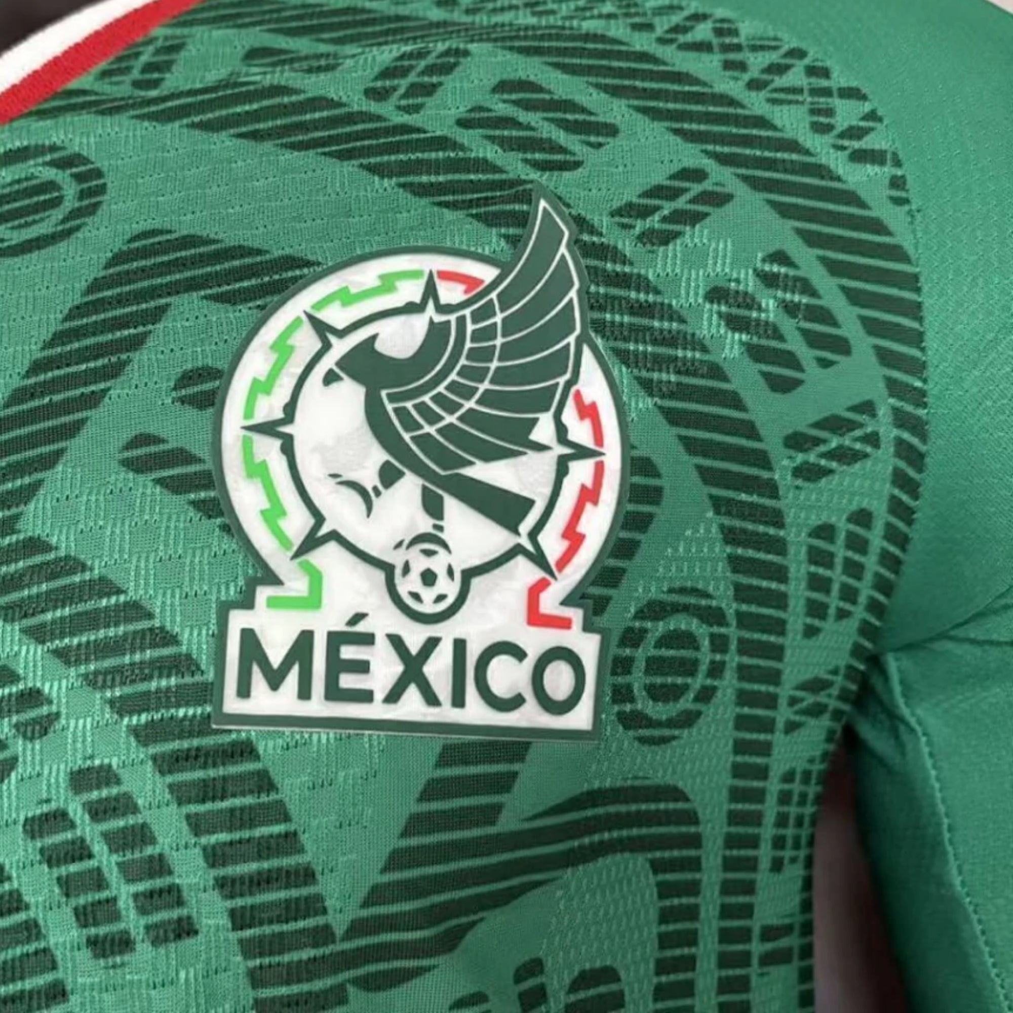 México Principal 26/27 - Manga Comprida - Mundial 2026 - Versão Jogador