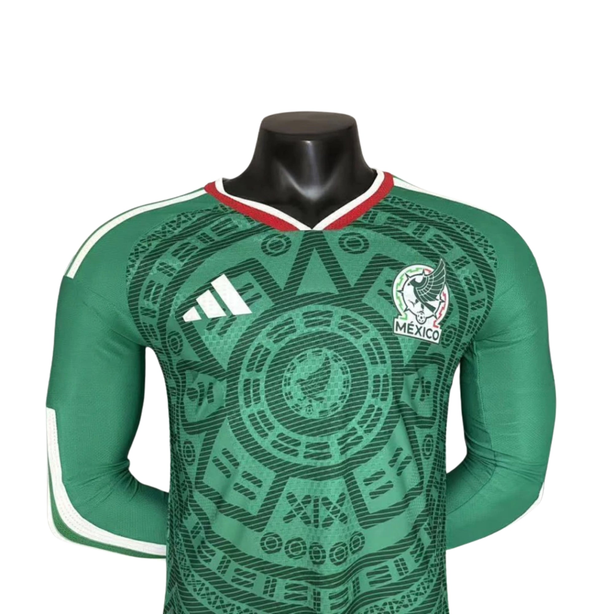 México Principal 26/27 - Manga Comprida - Mundial 2026 - Versão Jogador