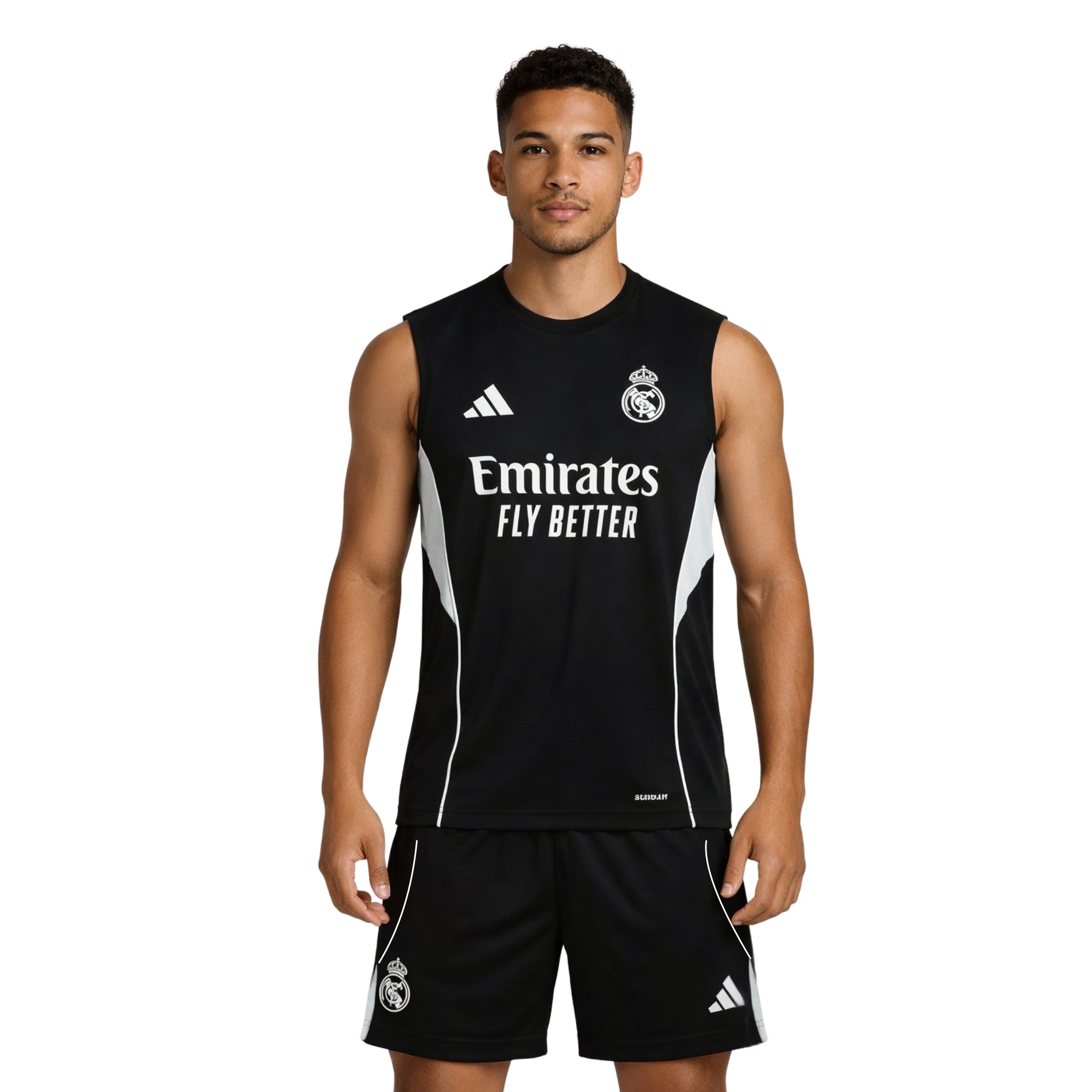 Real Madrid 25/26 - Equipamento de Treino - Manga Cava