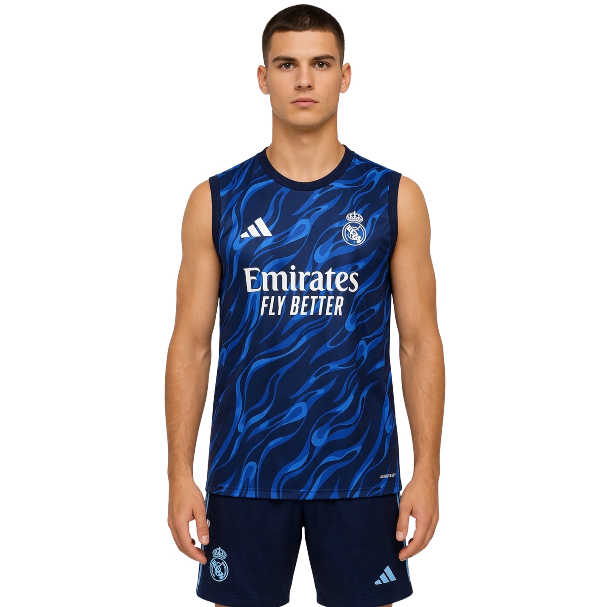 Real Madrid 25/26 - Equipamento de Treino - Manga Cava
