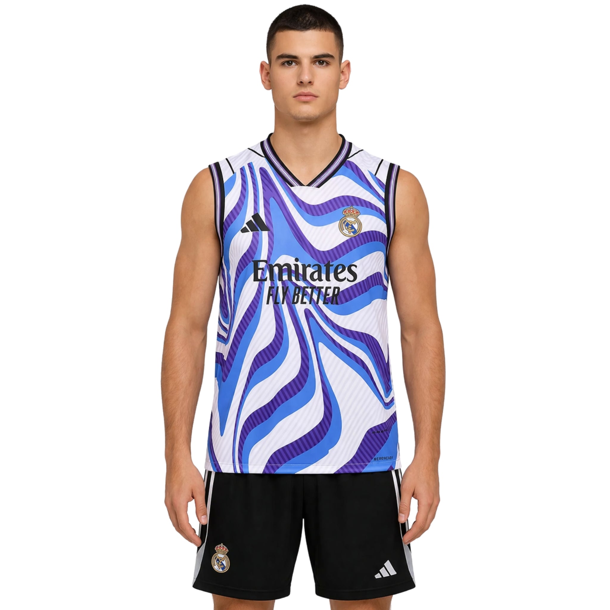 Real Madrid 25/26 - Equipamento de Treino - Manga Cava