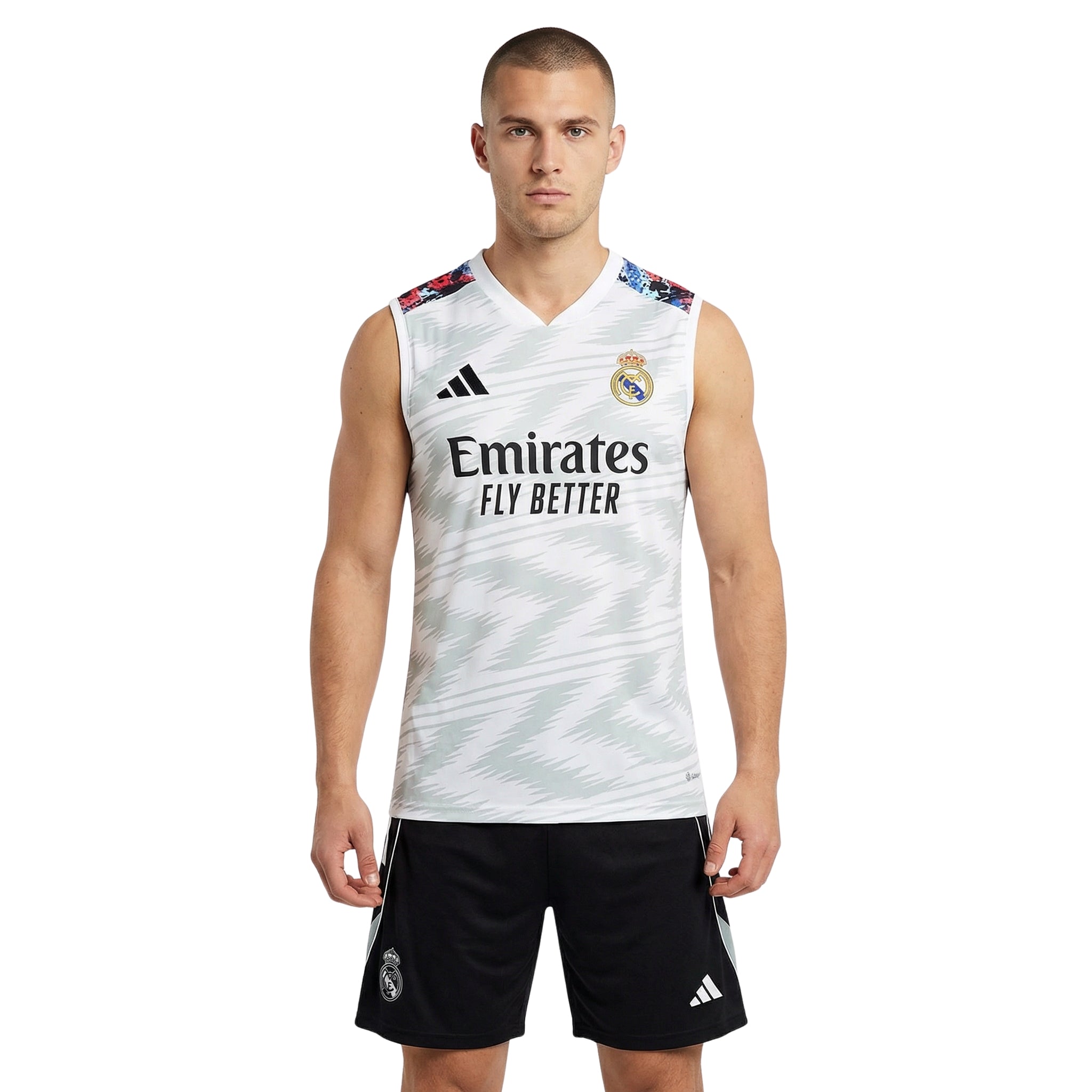 Real Madrid 25/26 - Equipamento de Treino - Manga Cava