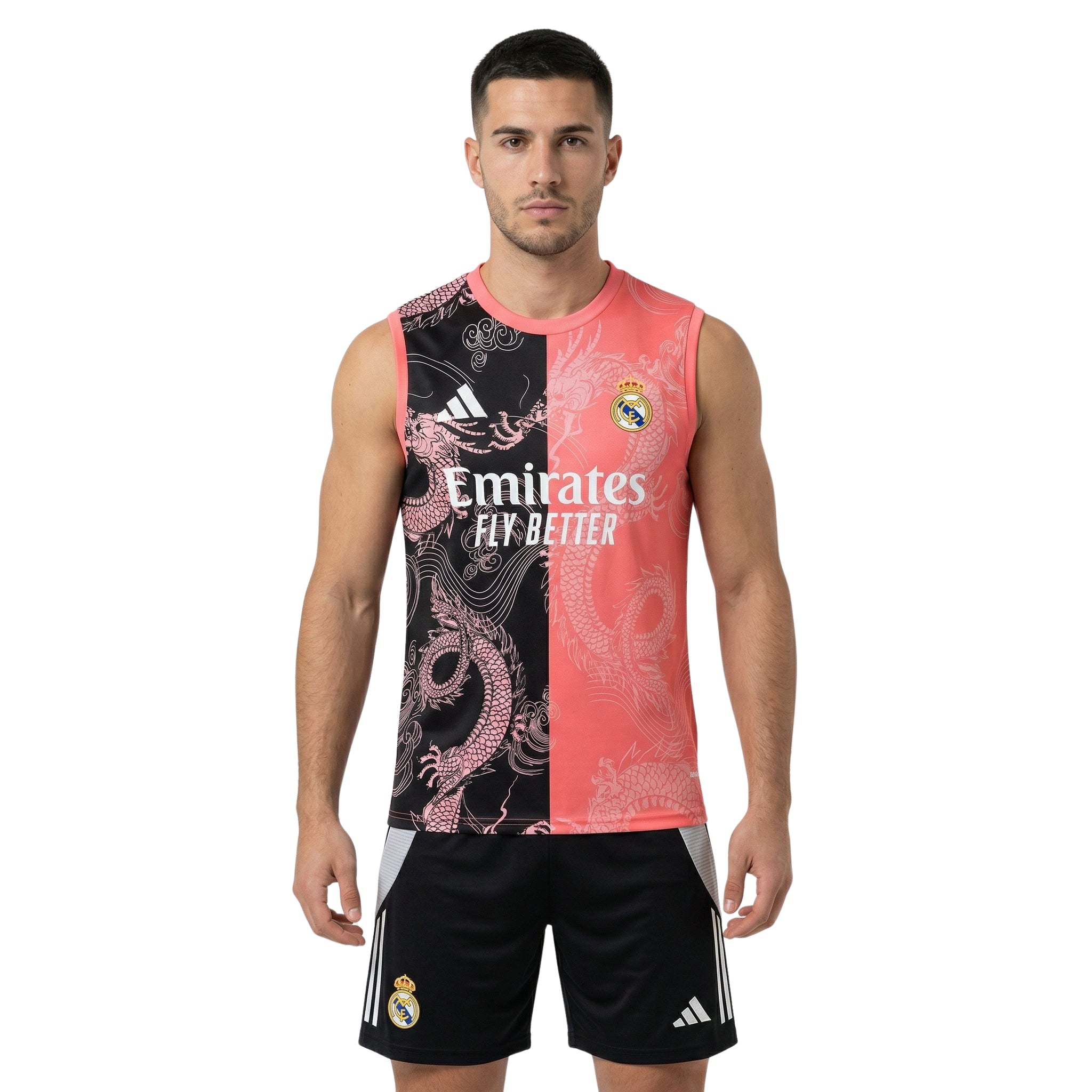 Real Madrid 25/26 - Equipamento de Treino - Manga Cava