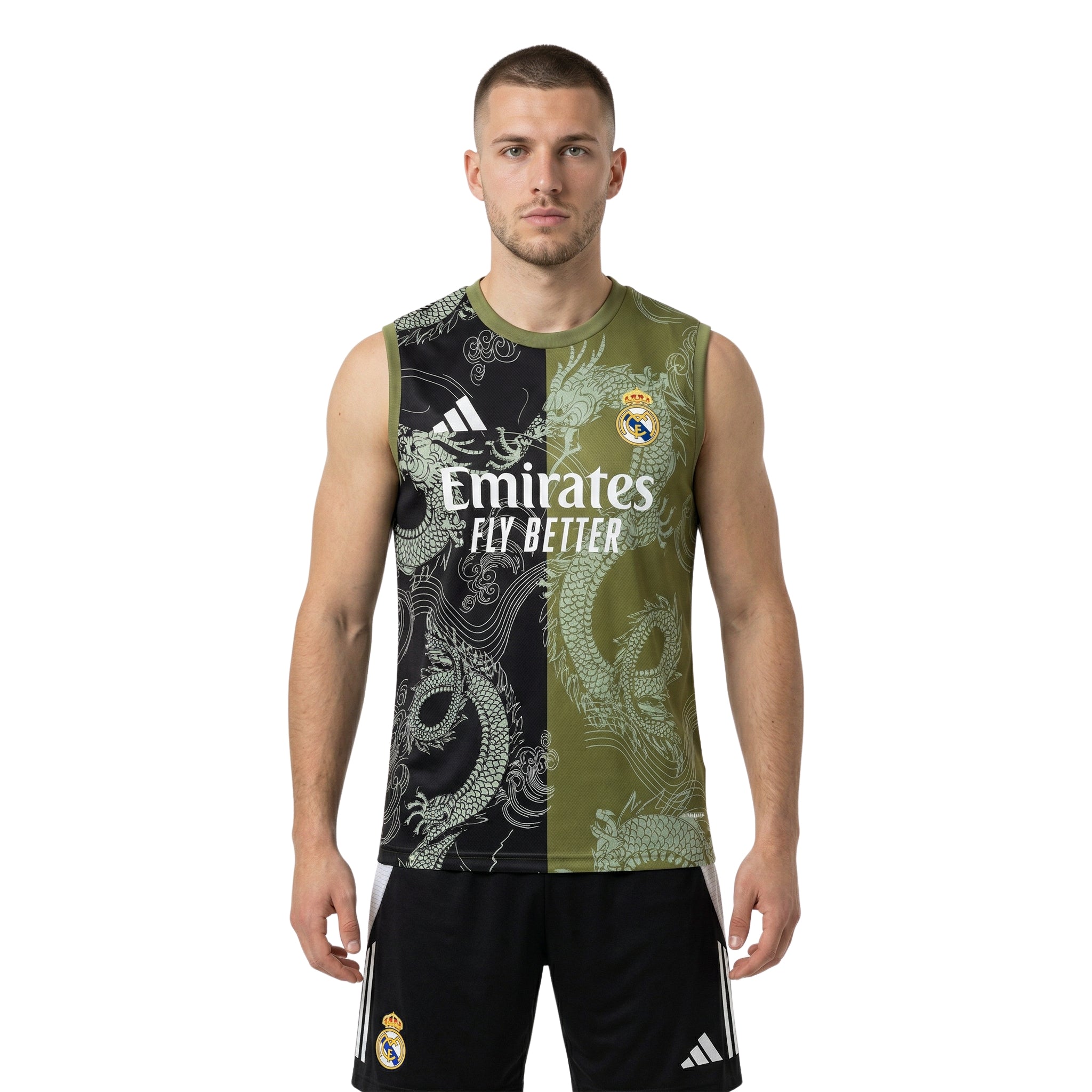 Real Madrid 25/26 - Equipamento de Treino - Manga Cava