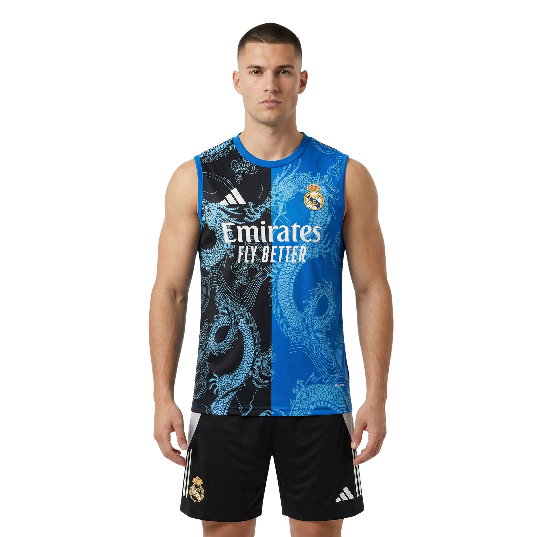 Real Madrid 25/26 - Equipamento de Treino - Manga Cava