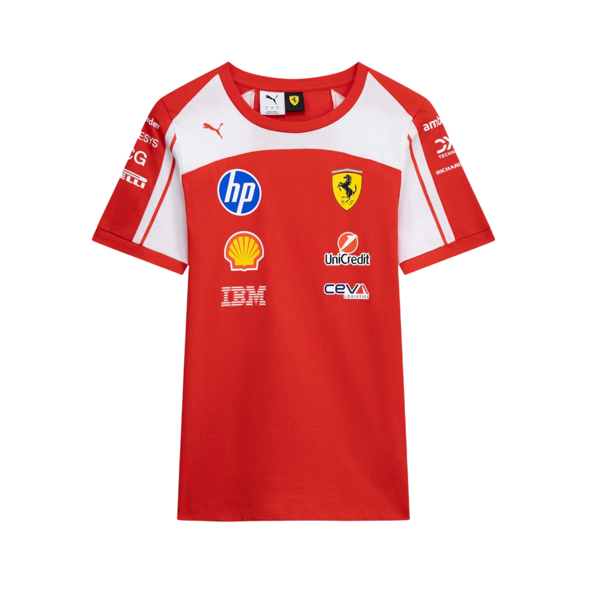 T-Shirt Scuderia Ferrari F1 2026 - Versão Feminina
