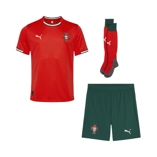 Kids Kit - Portugal Home 25/26 - World Cup 2026