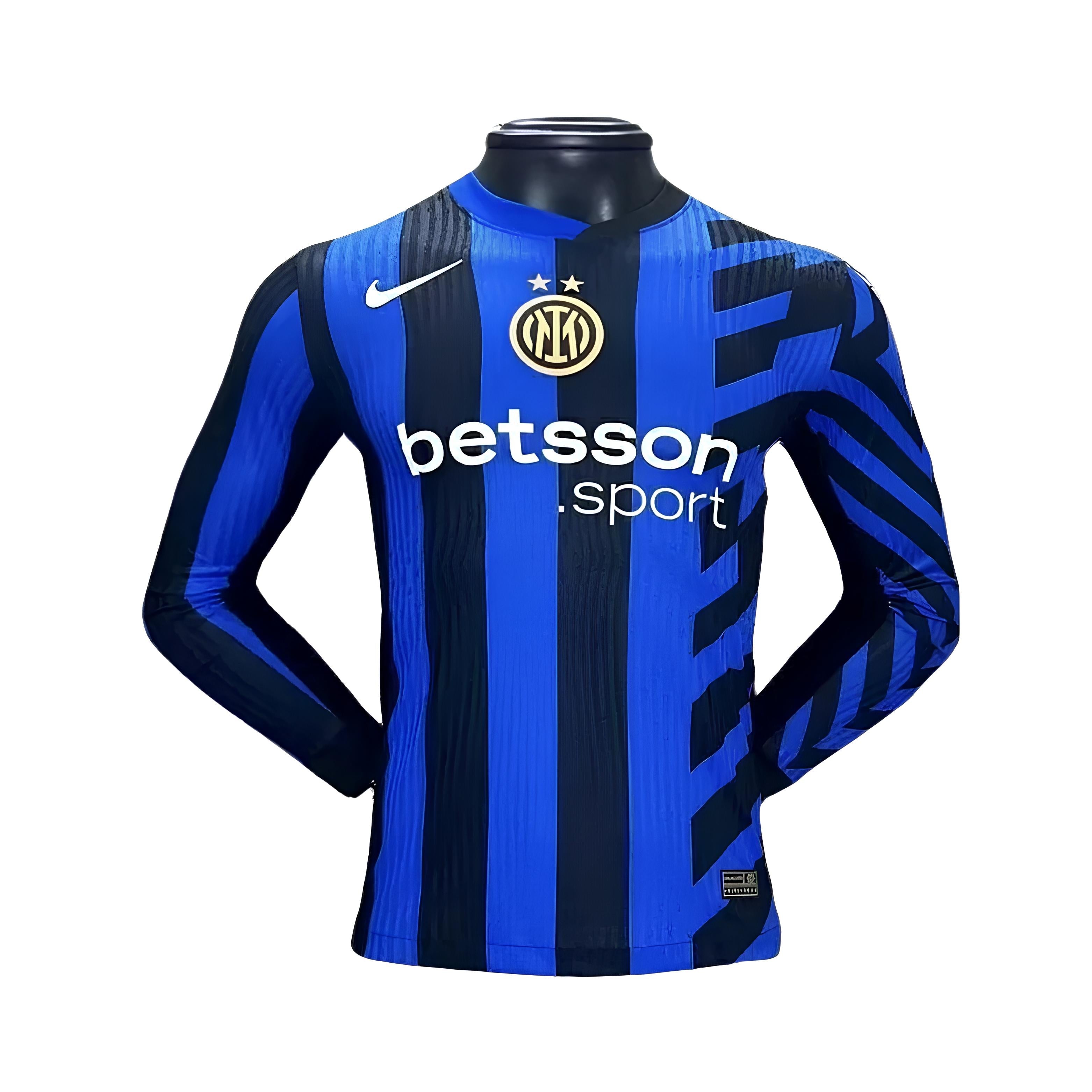 Inter Milan Principal 24/25 - Versão Jogador - Manga Comprida