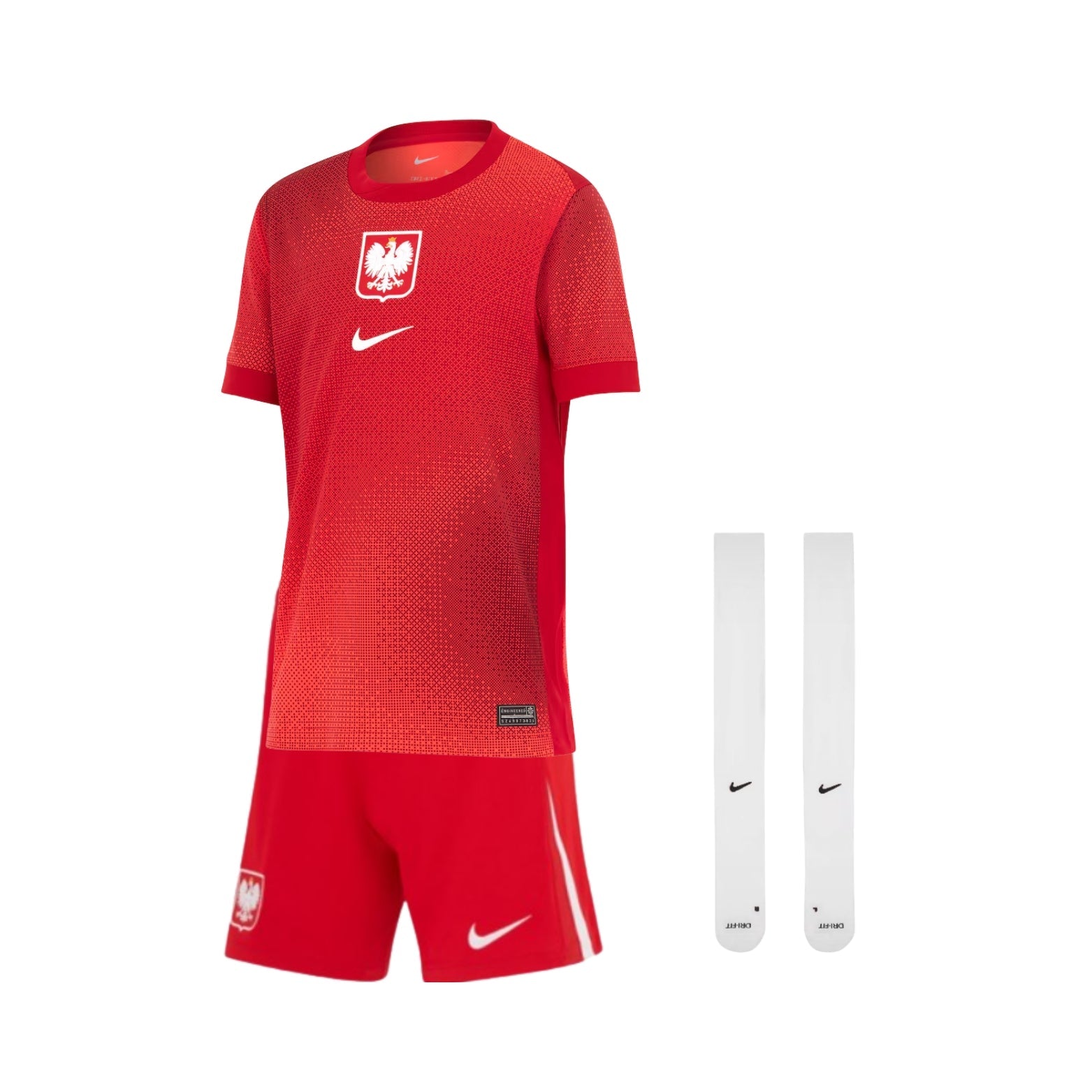 Kids Kit  - Polonia Away 24/25 - Euro 2024