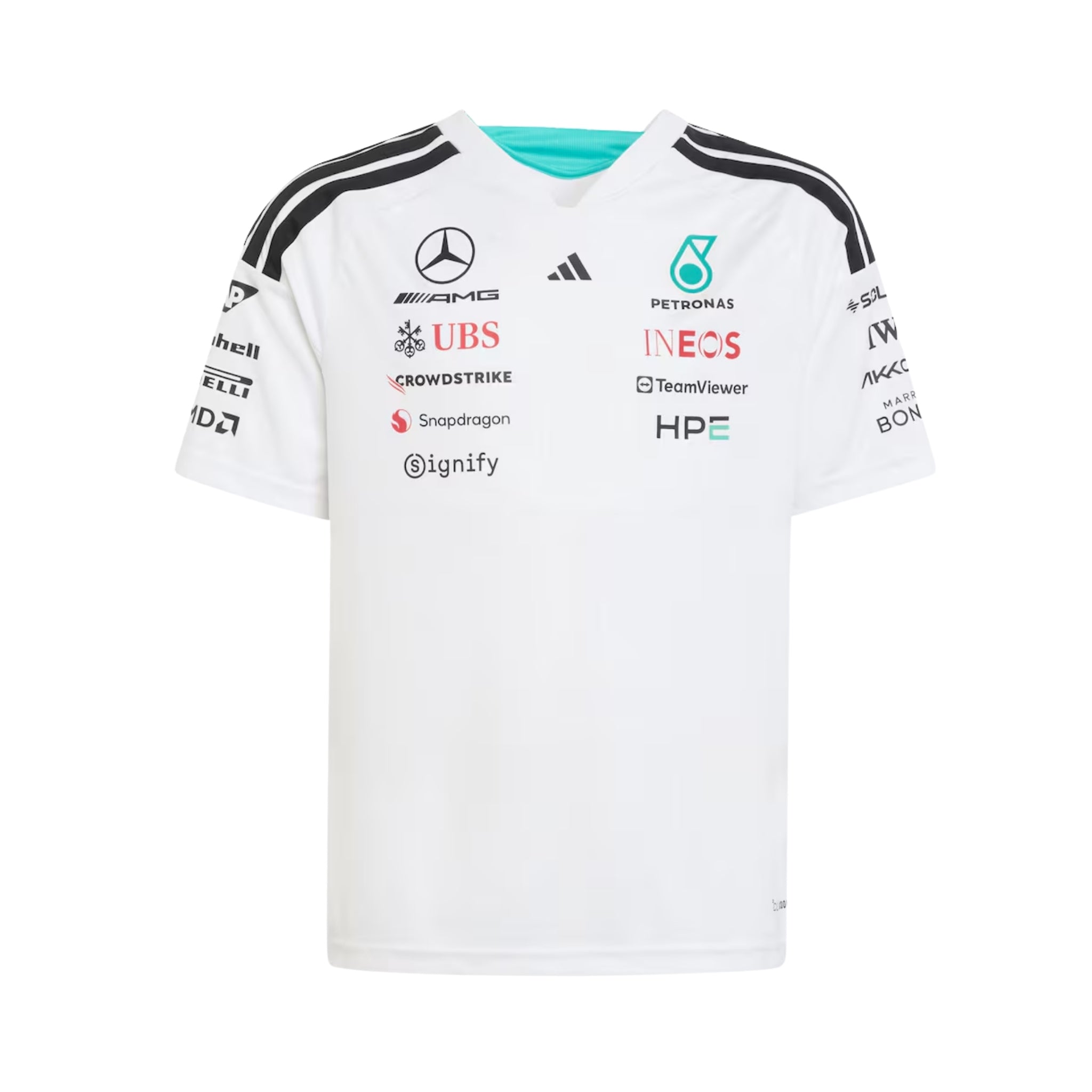 T-Shirt Mercedes AMG Petronas F1 2026 - Branco