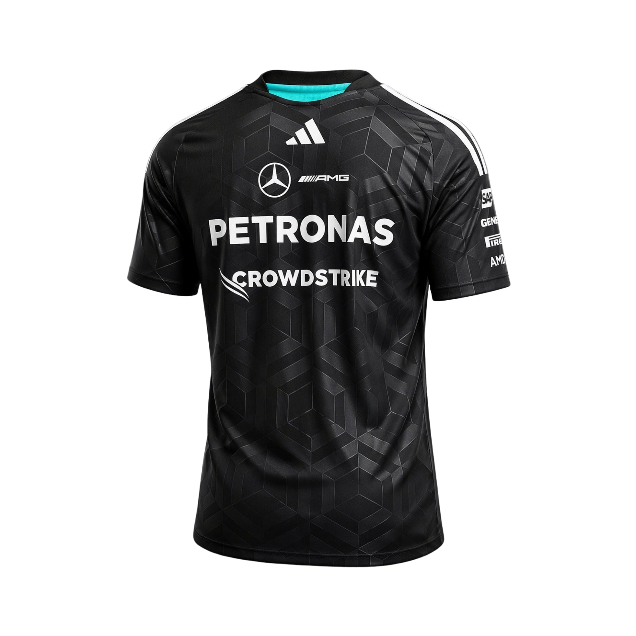 T-Shirt Mercedes AMG Petronas F1 2026 - Preto