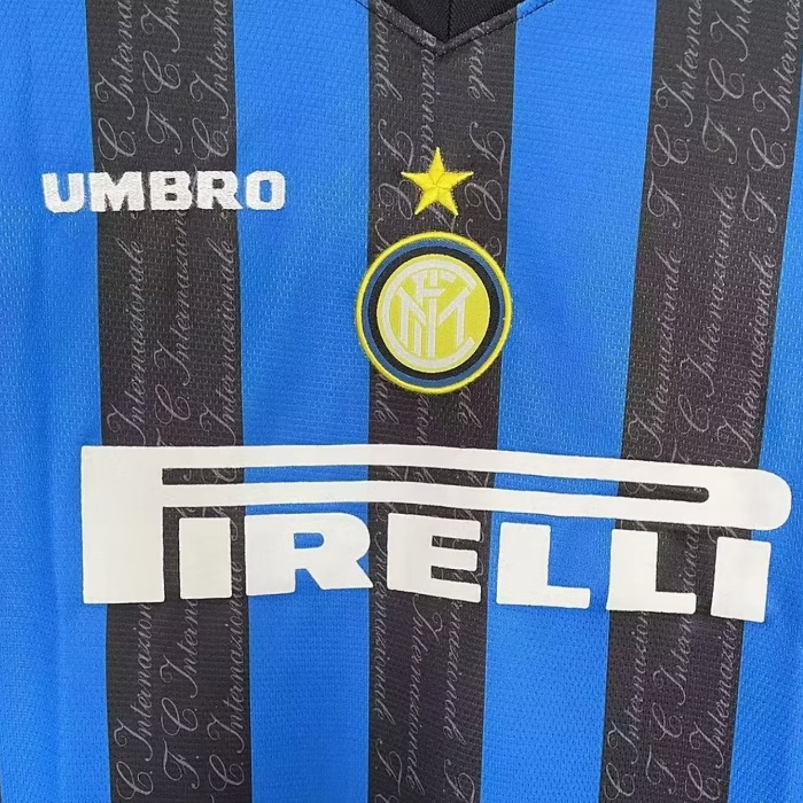 Inter Milan Principal 97/98 - Manga Comprida