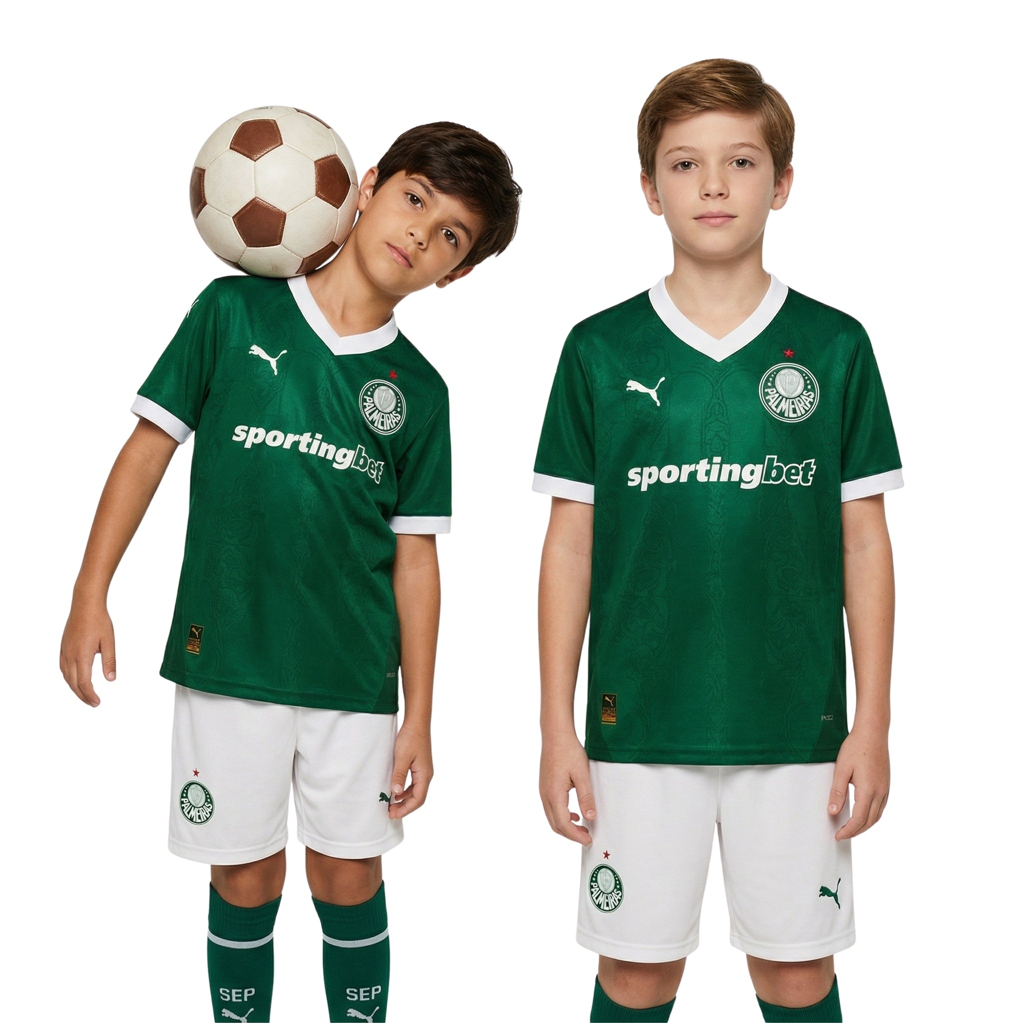 Kit de Criança - Palmeiras Principal 25/26