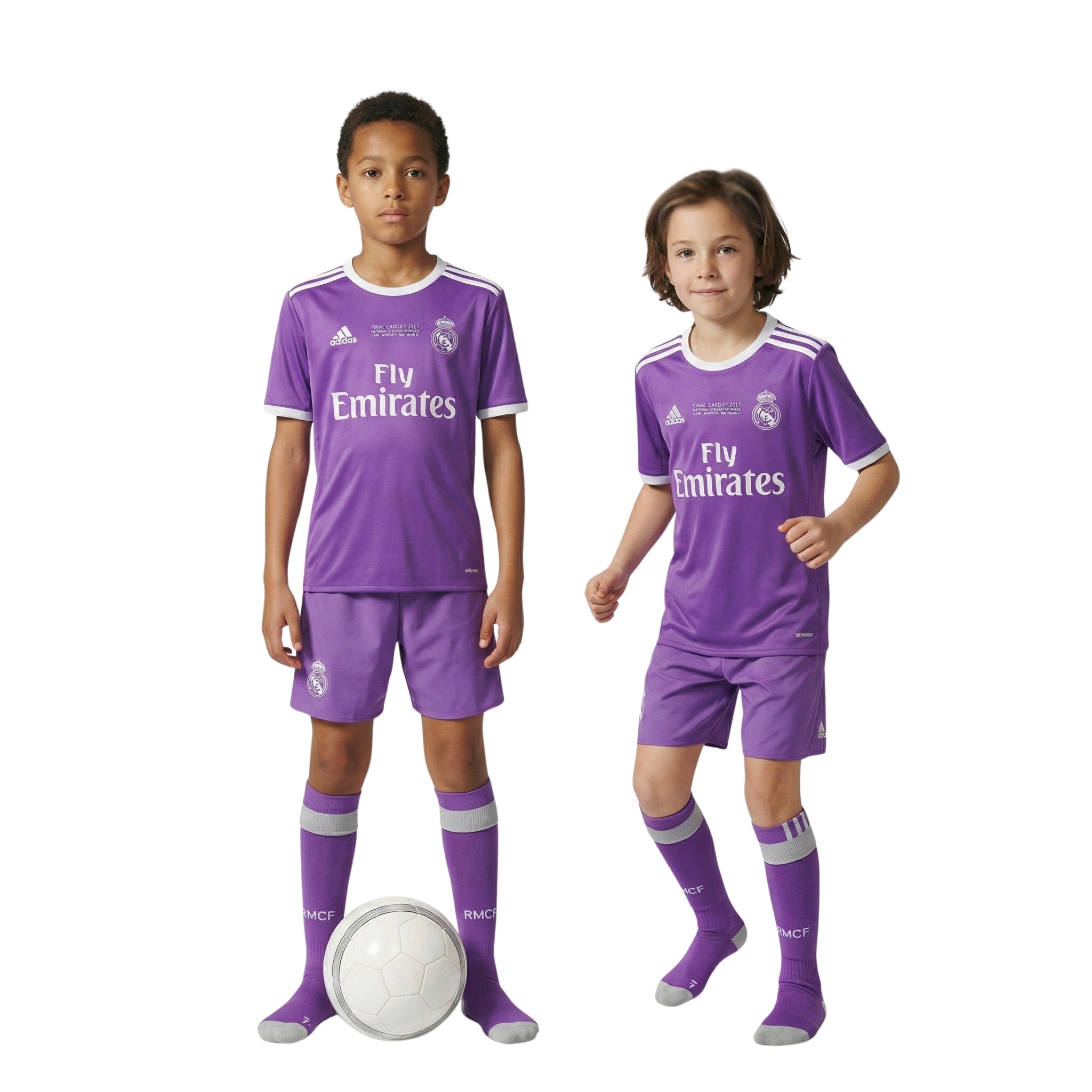 Kit de Criança - Real Madrid Alternativa 16/17 - Final Liga dos Campeões