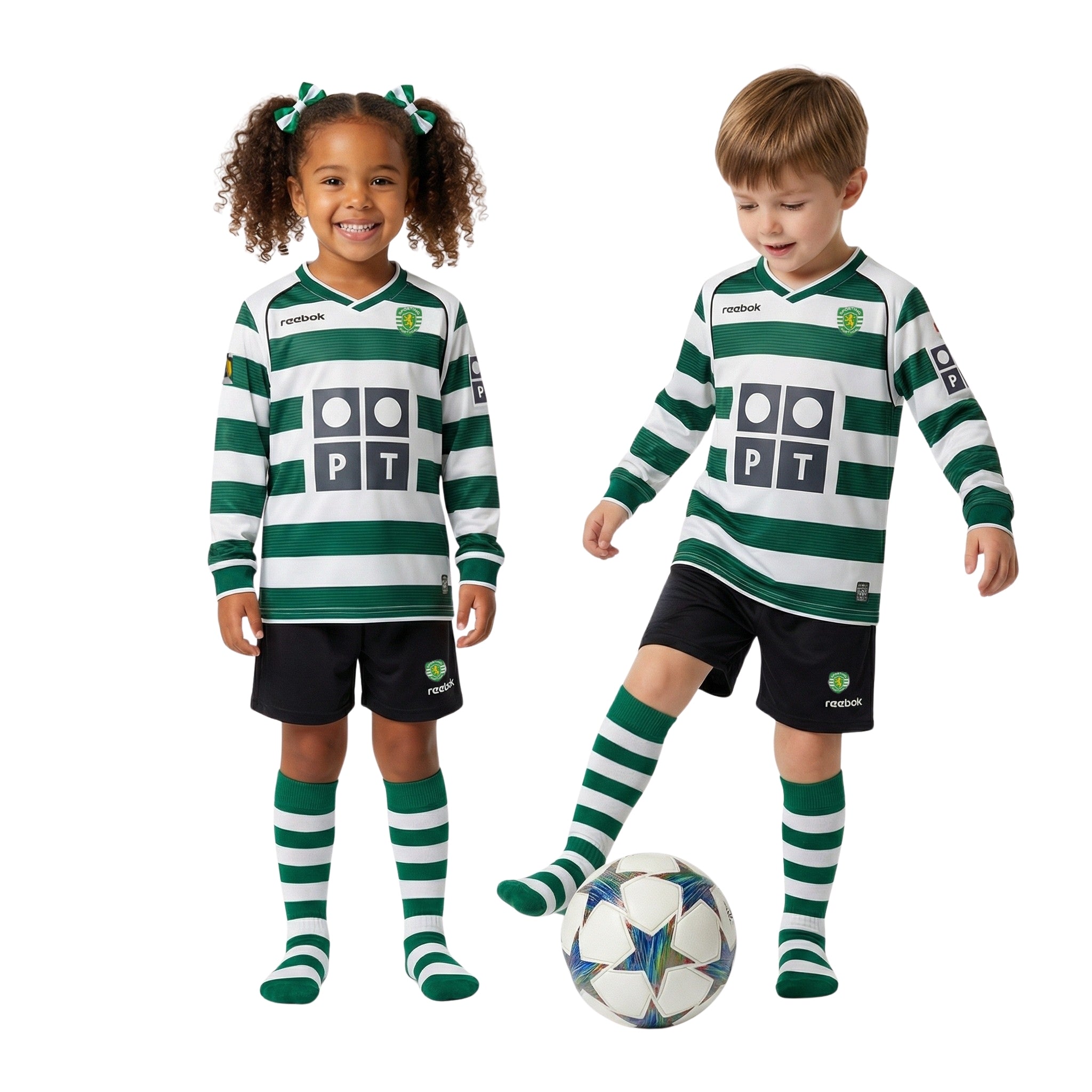 Kit de Criança - Sporting Principal 02/03 - Manga Comprida