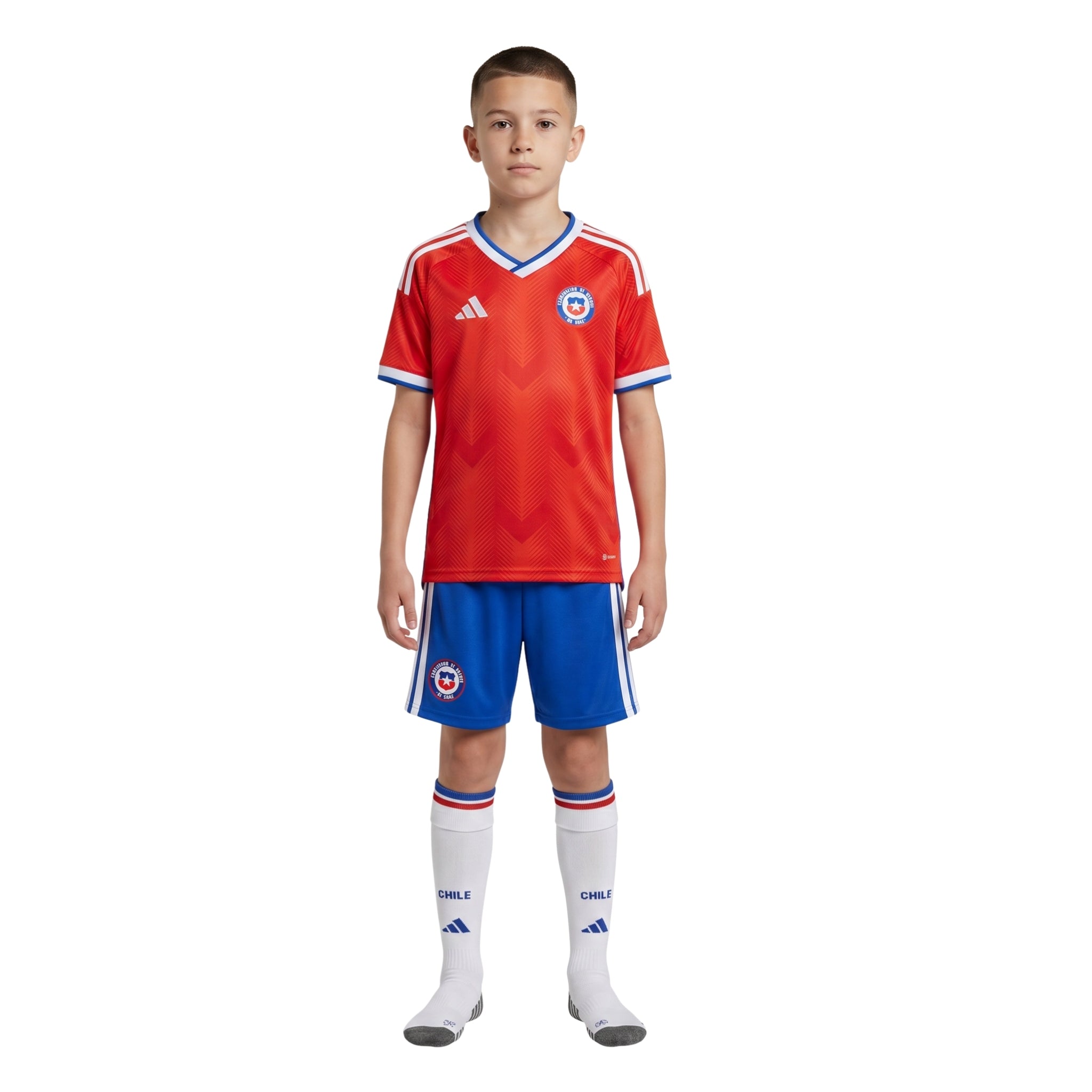 Kit de Criança - Chile Principal 26/27 - Mundial 2026