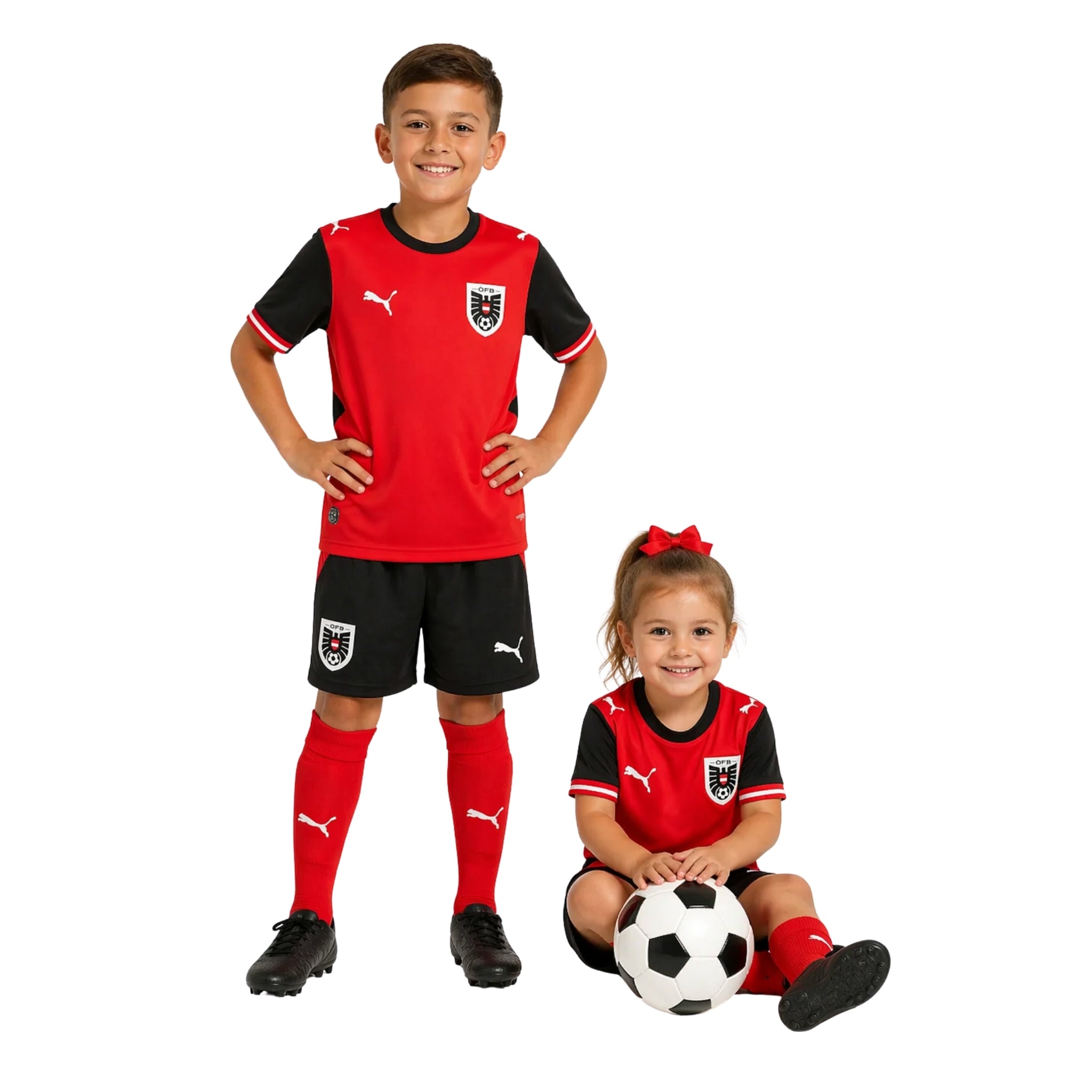 Kit de Criança - Áustria Principal 26/27 - Mundial 2026