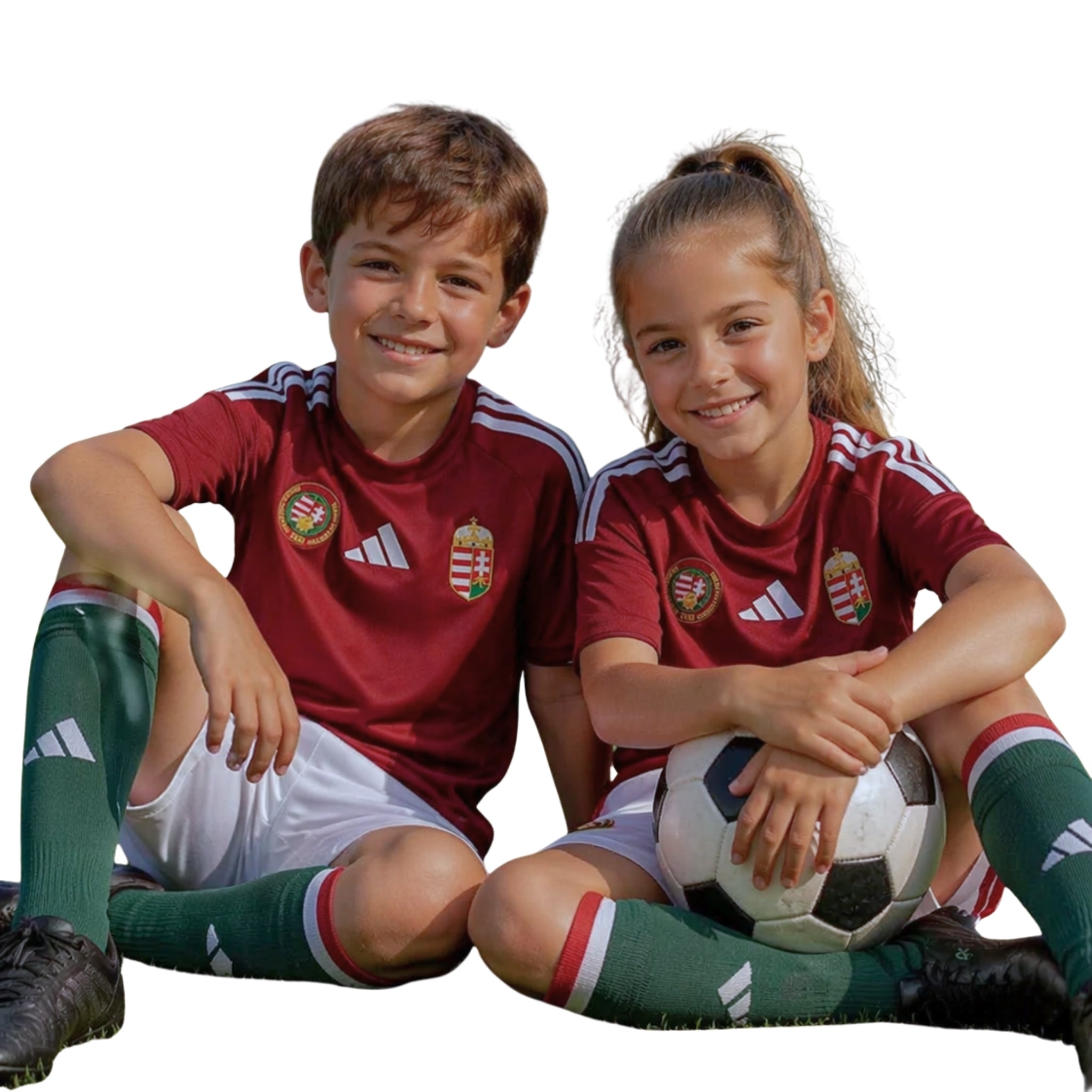 Kit de Criança - Hungria Principal 26/27 - Mundial 2026