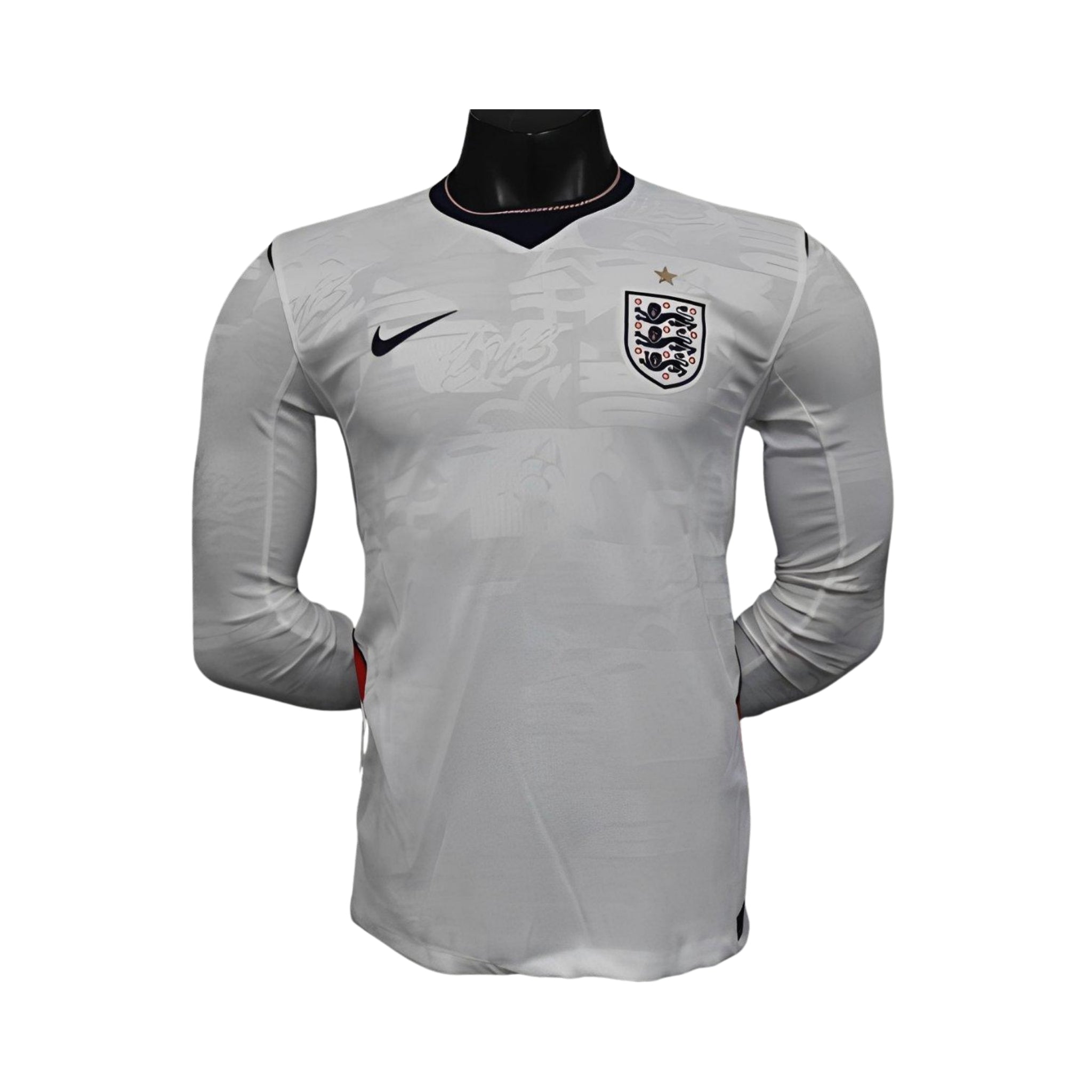 Inglaterra Principal 25/26 - Manga Comprida - Versão Jogador