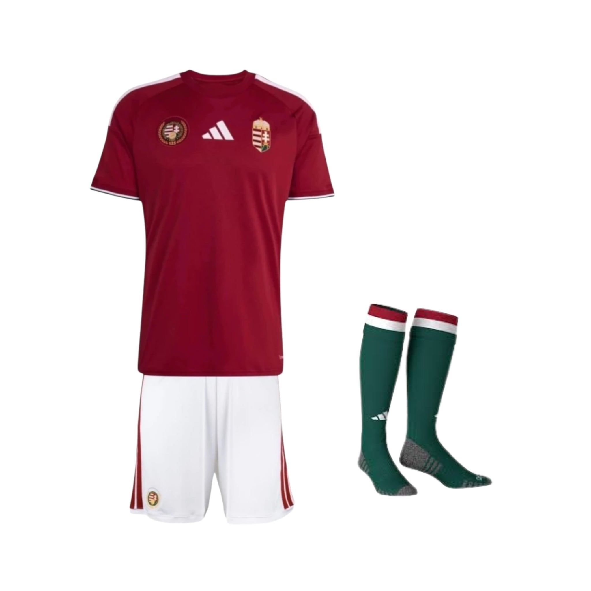 Kit de Criança - Hungria Principal 26/27 - Mundial 2026