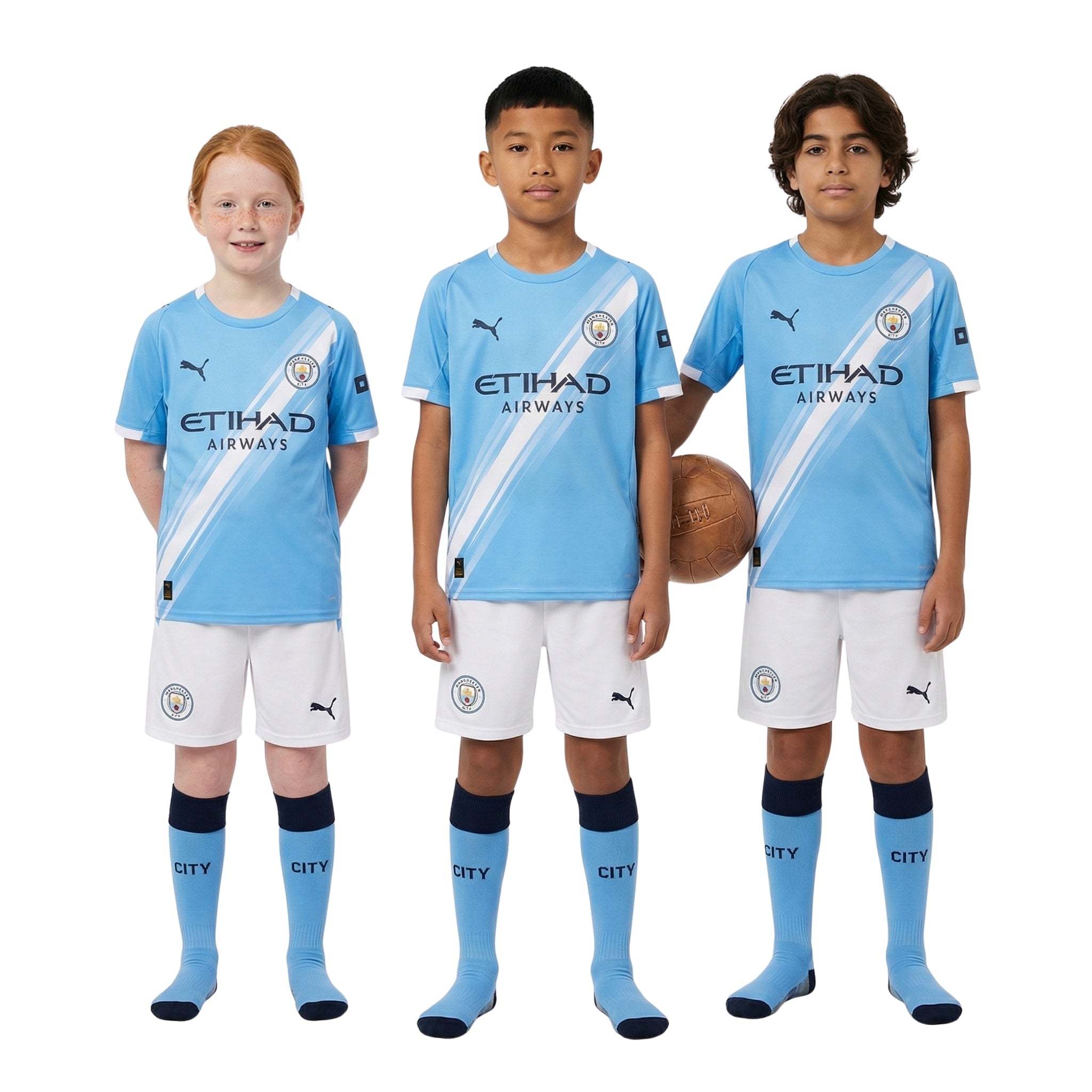 Kids Kit - Manchester City Home 25/26