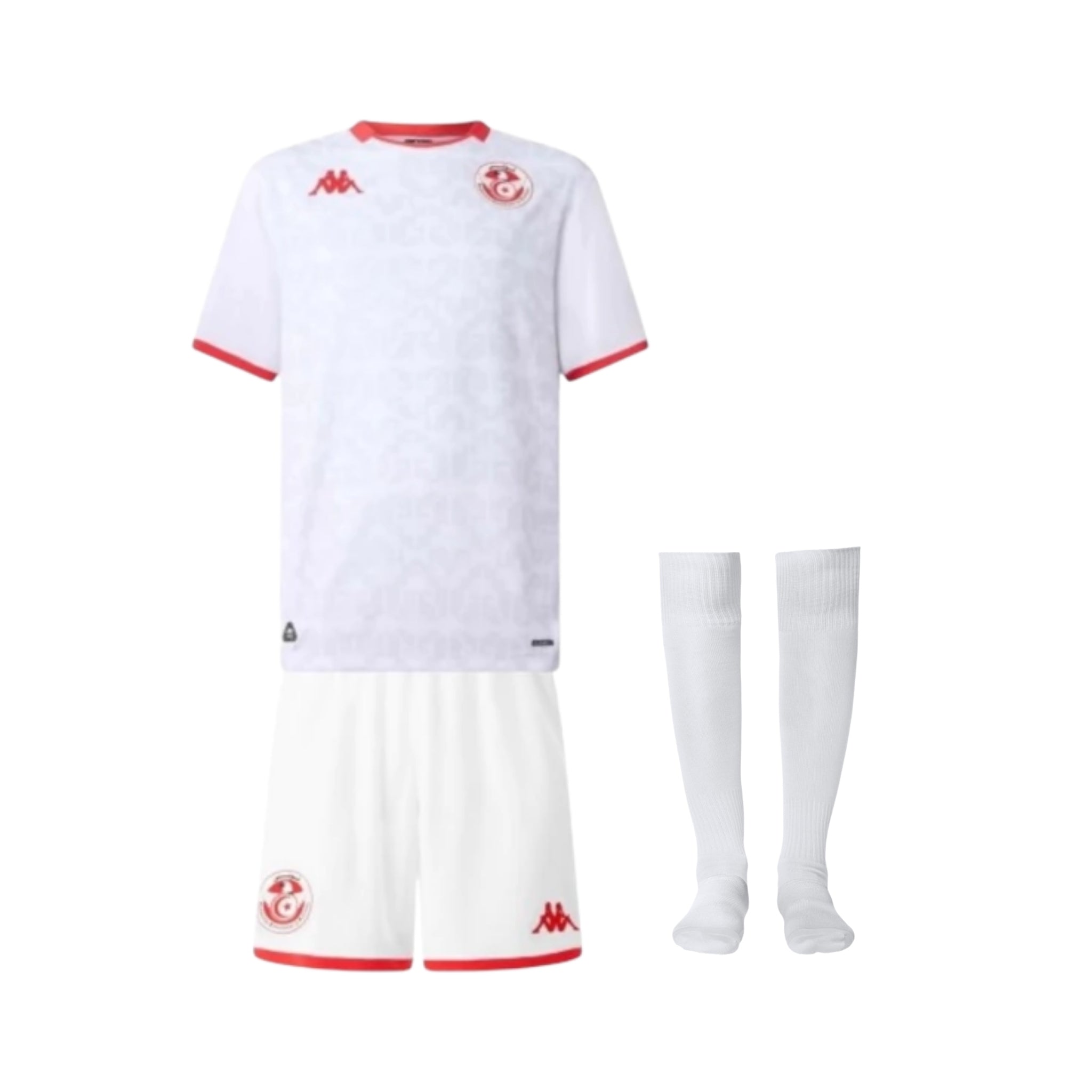 Kit de Criança - Tunísia Alternativa 26/27 - Mundial 2026
