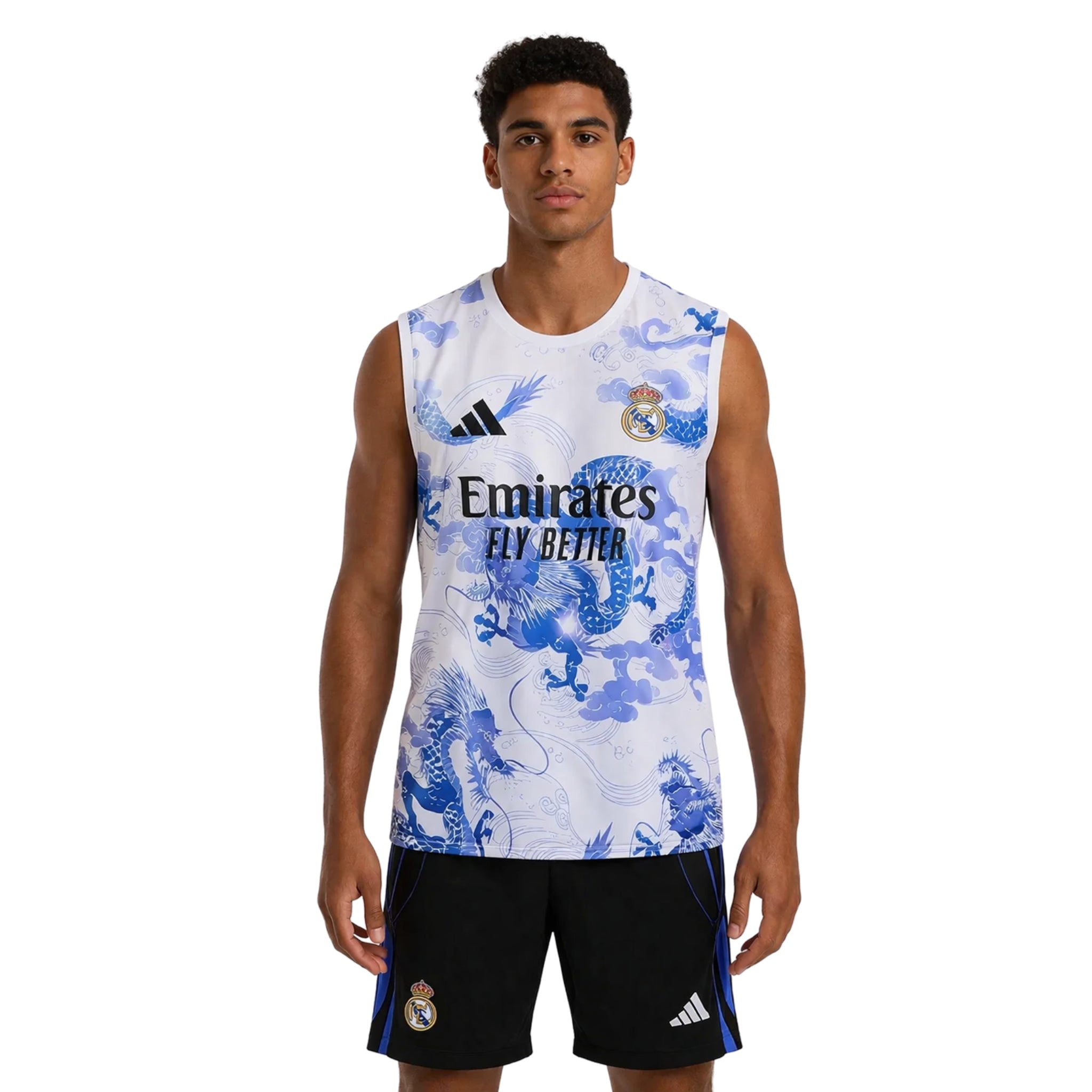 Real Madrid 25/26 - Equipamento de Treino - Manga Cava