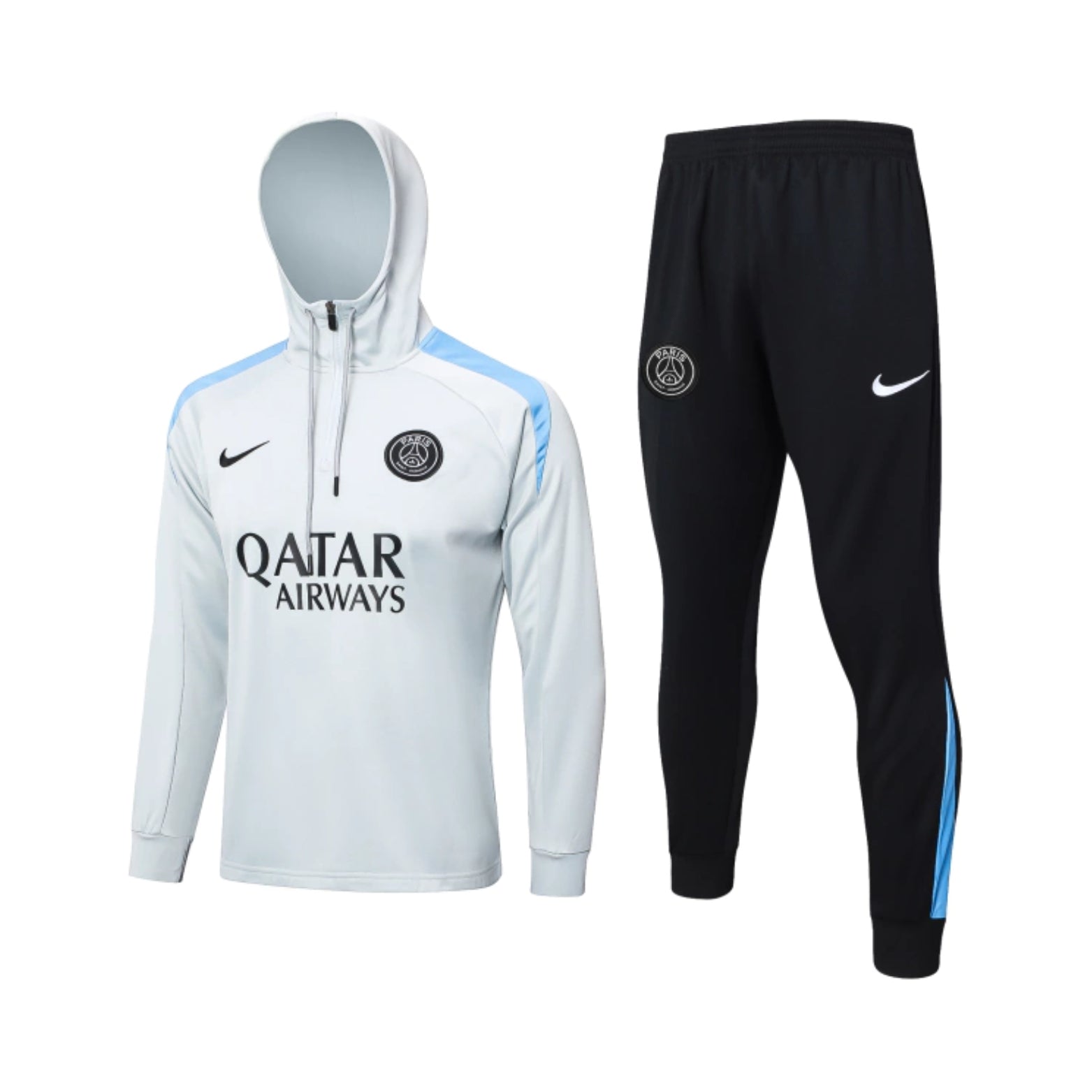 PSG 24/25 - Fato de Treino - 1/2 Zip c/Capuz