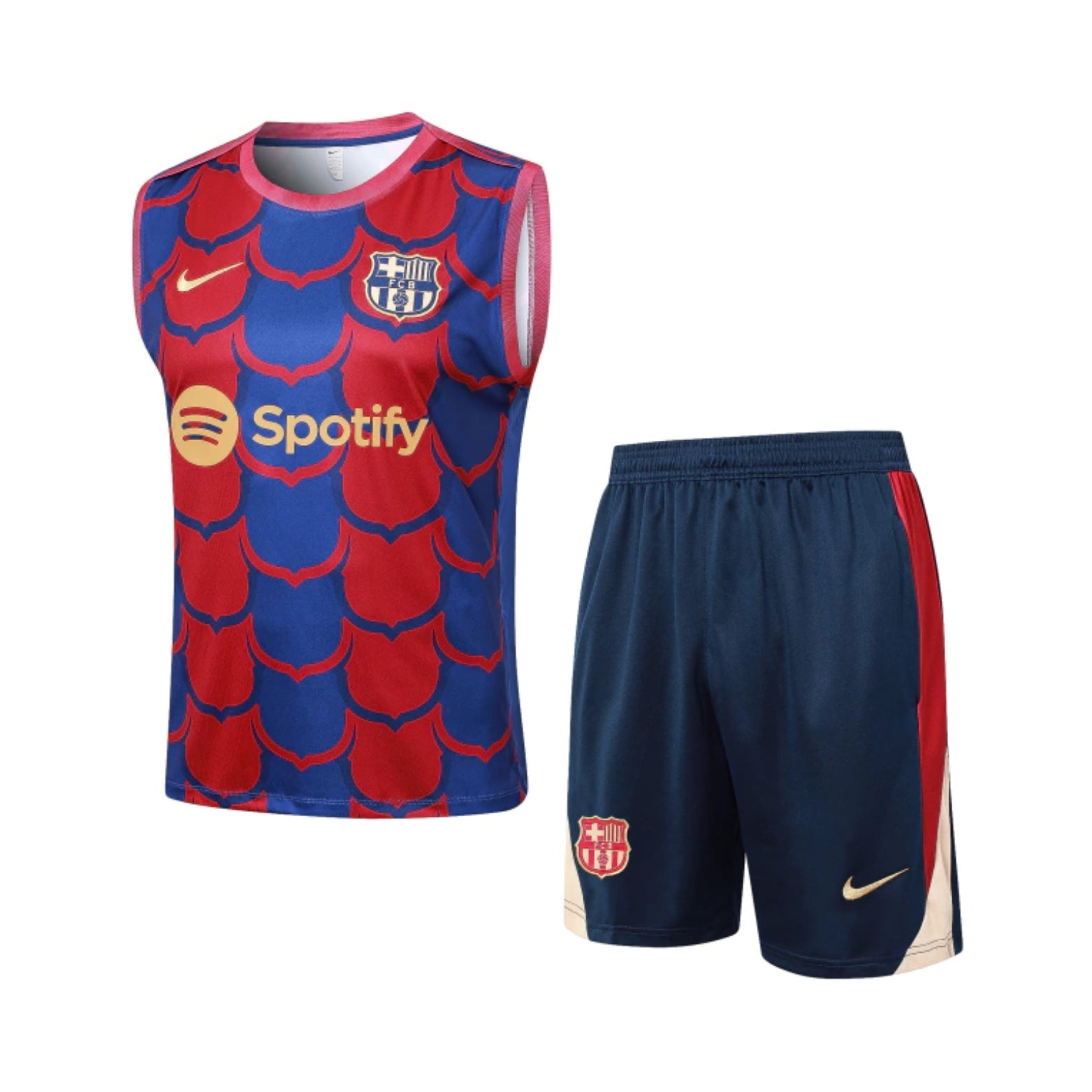 Equipamento de Treino - Barcelona 24/25 - Manga Cava