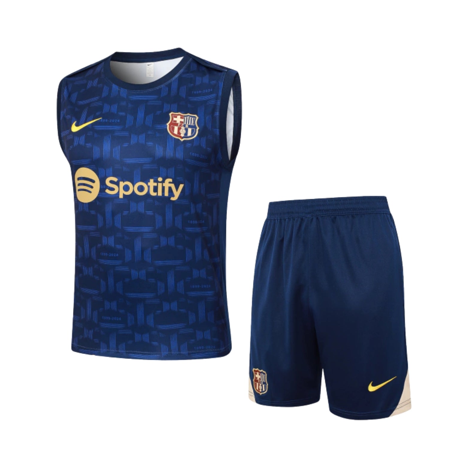Equipamento de Treino - Barcelona 24/25 - Manga Cava