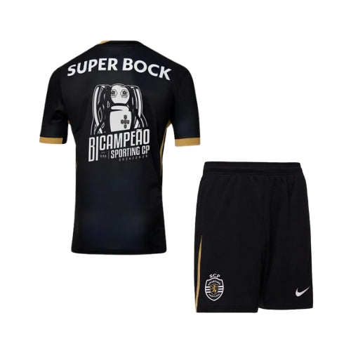 Kit de Criança - Sporting Edição Especial 24/25 - Edição Bicampeão